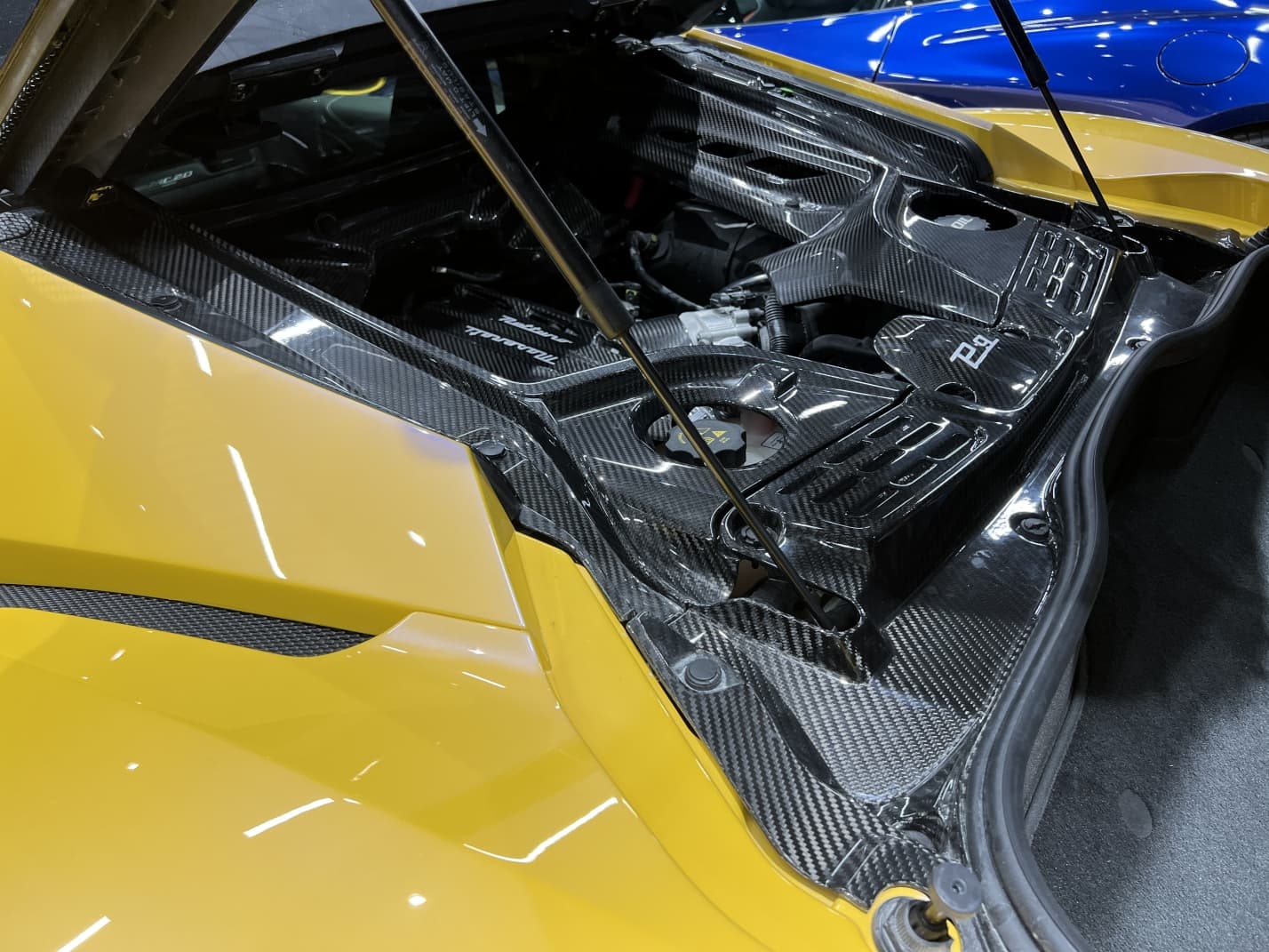 Maserati MC20 2020-2025 Engine Bay Dry Carbon Fiber N Series Bodykit