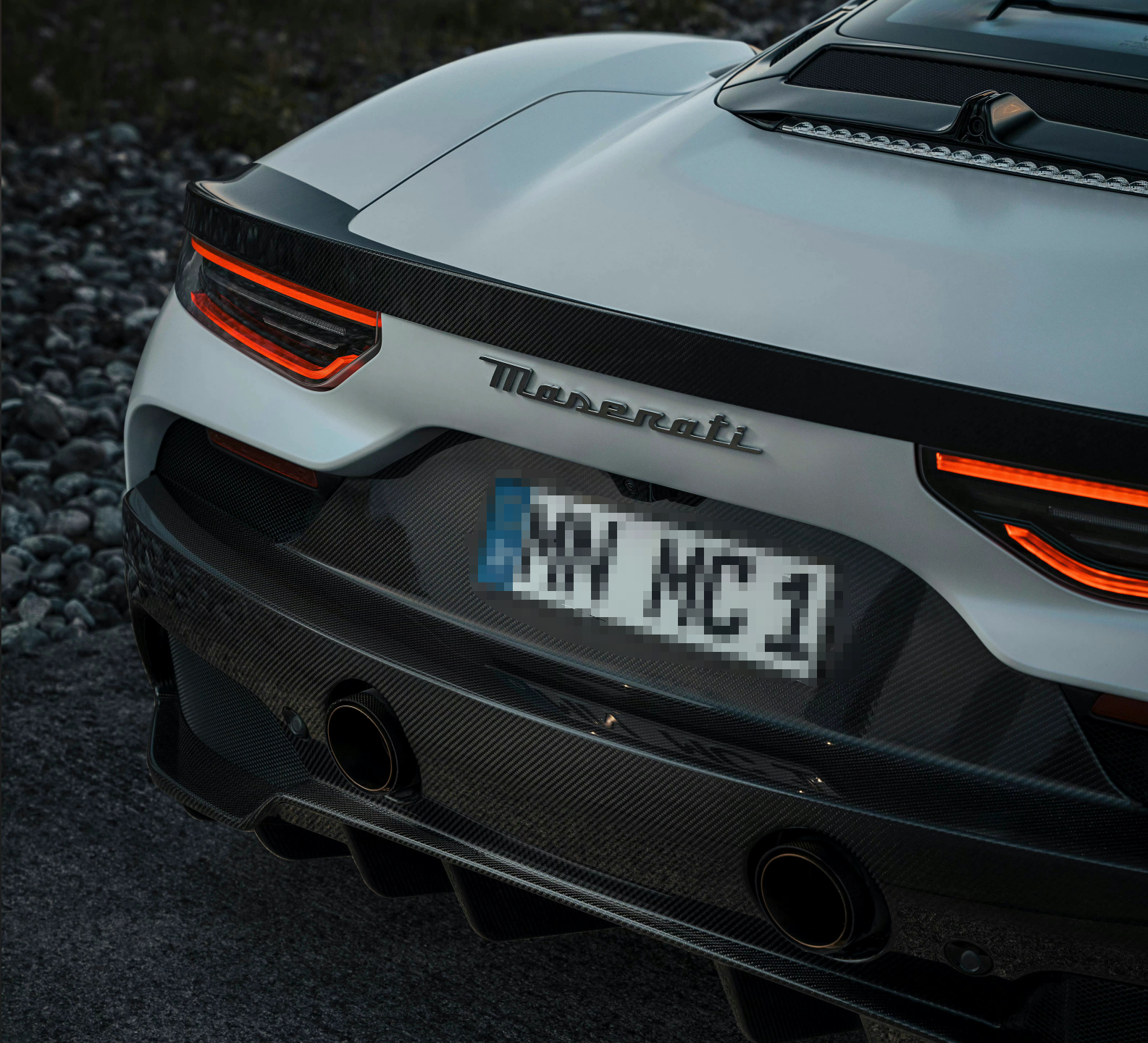 Maserati MC20 2020-2025 Trunk Spoiler Dry Carbon Fiber N Series Bodykit