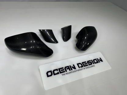 Maserati MC20 2020-2025 Dry Carbon Fiber Wing Mirrors Housing N Series Bodykit