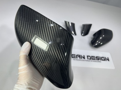 Maserati MC20 2020-2025 Dry Carbon Fiber Wing Mirrors Housing N Series Bodykit
