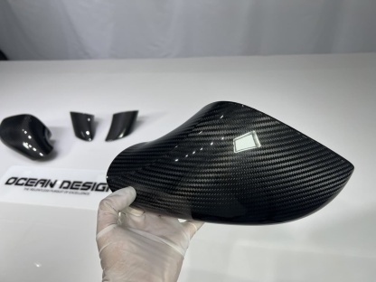 Maserati MC20 2020-2025 Dry Carbon Fiber Wing Mirrors Housing N Series Bodykit