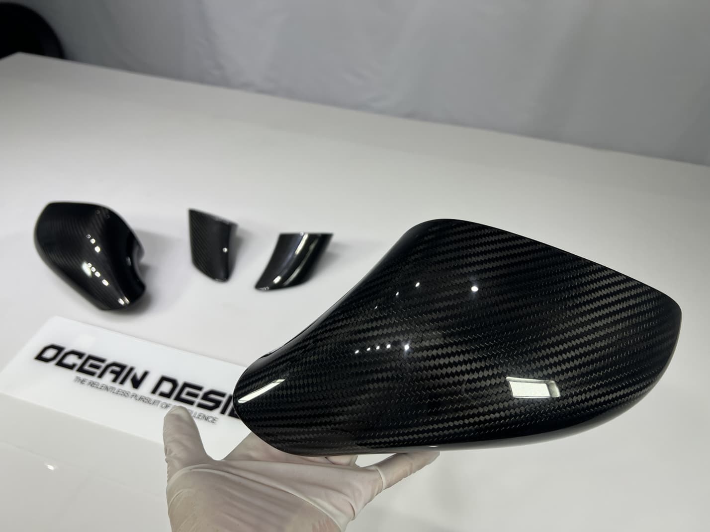 Maserati MC20 2020-2025 Dry Carbon Fiber Wing Mirrors Housing N Series Bodykit