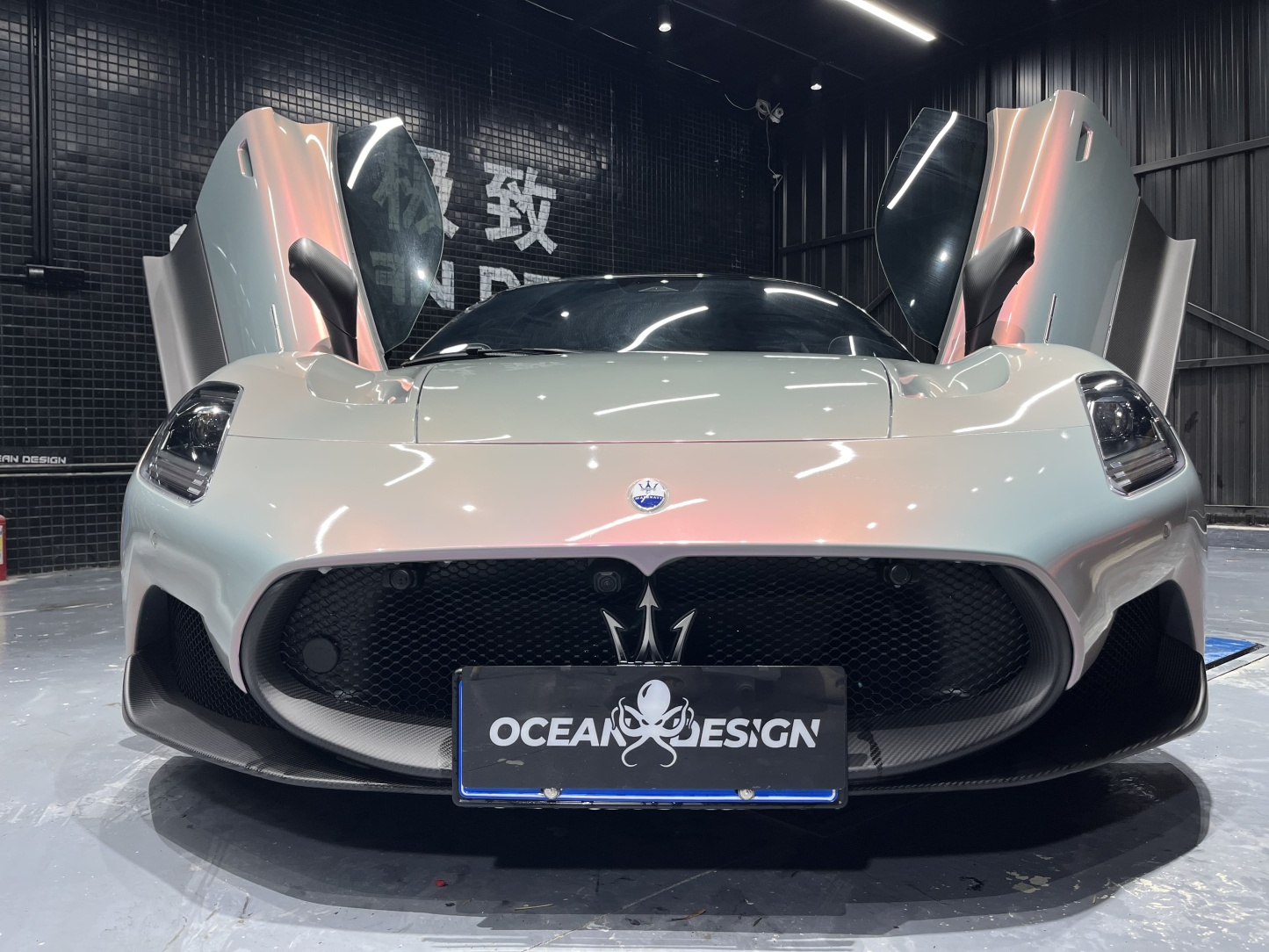 Maserati MC20 2020-2025 Splitter Front Lip Dry Carbon Fiber OEM Series Bodykit
