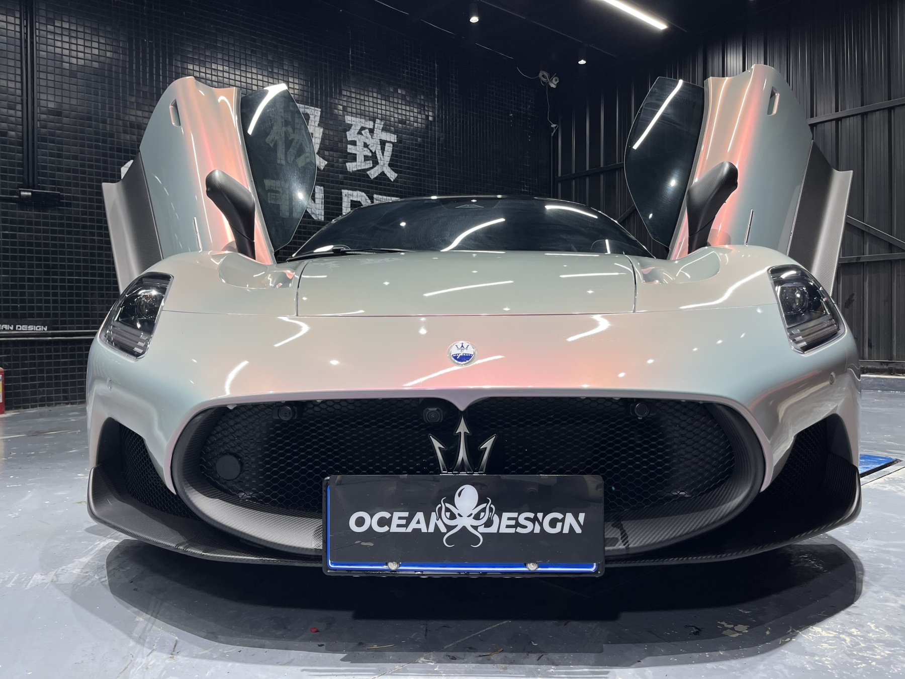 Maserati MC20 2020-2025 Splitter Front Lip Dry Carbon Fiber OEM Series Bodykit