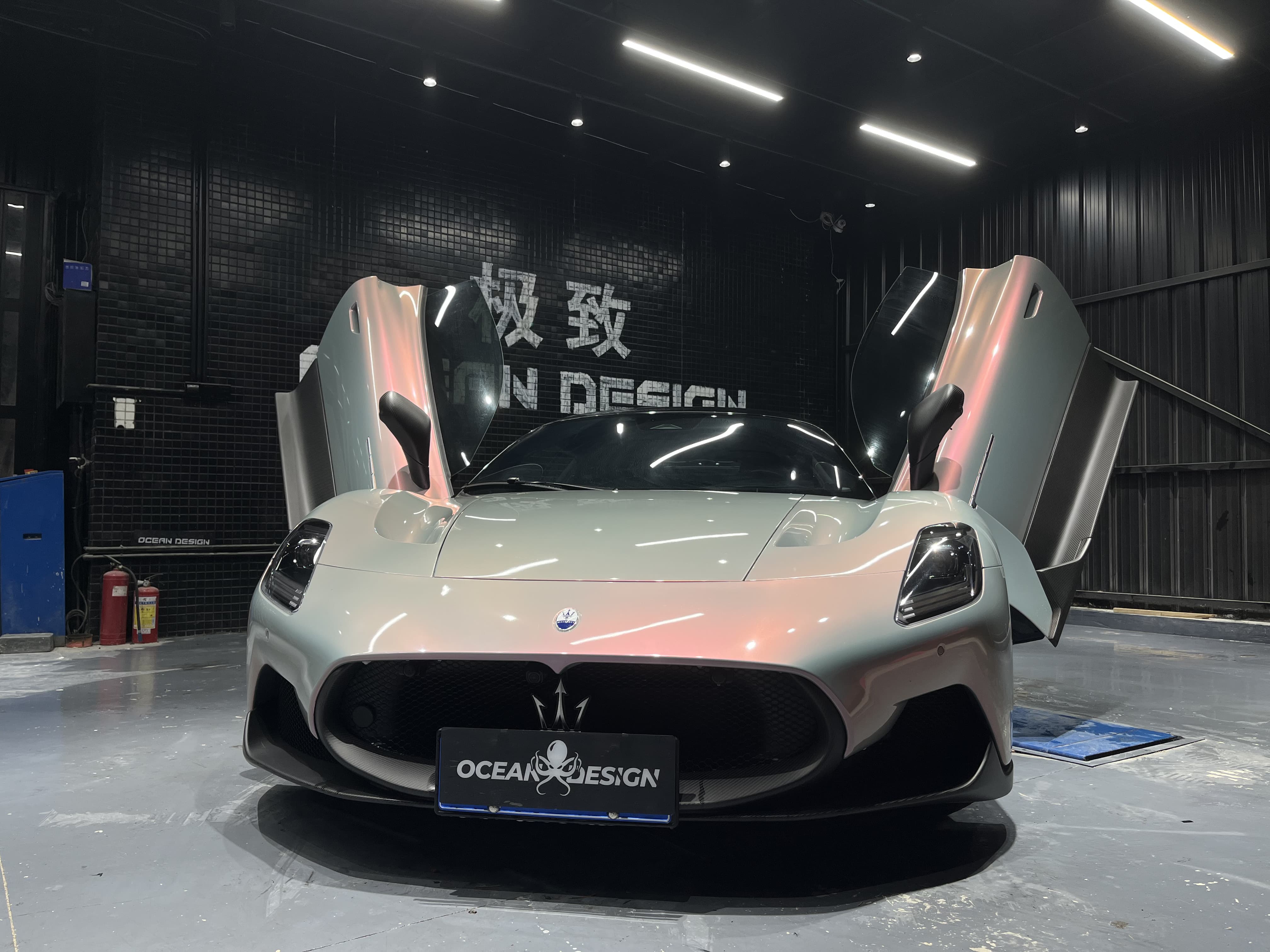Maserati MC20 2020-2025 Splitter Front Lip Dry Carbon Fiber OEM Series Bodykit