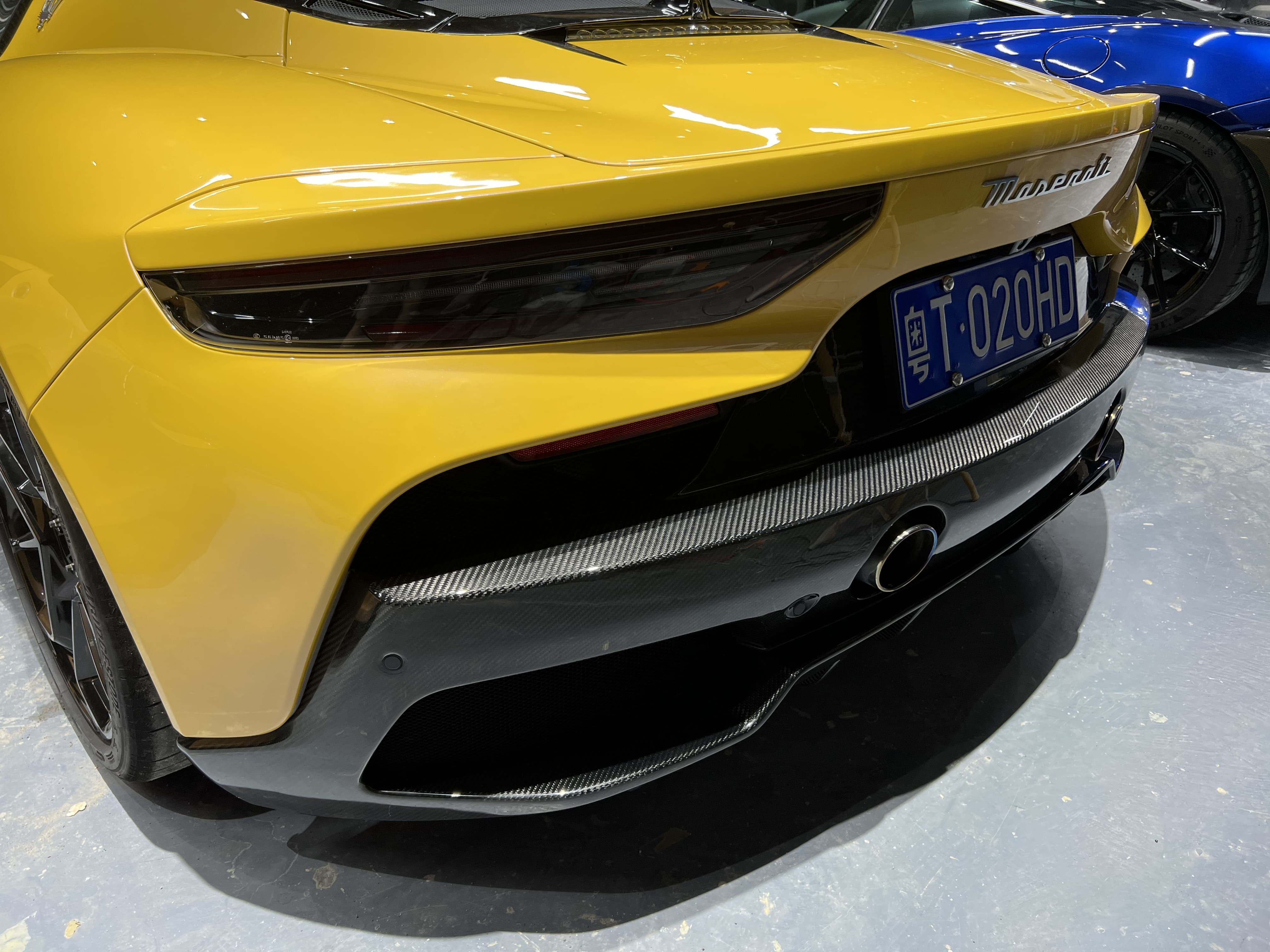 Maserati MC20 2020-2025 Rear Diffuser Dry Carbon Fiber OEM Series Bodykit