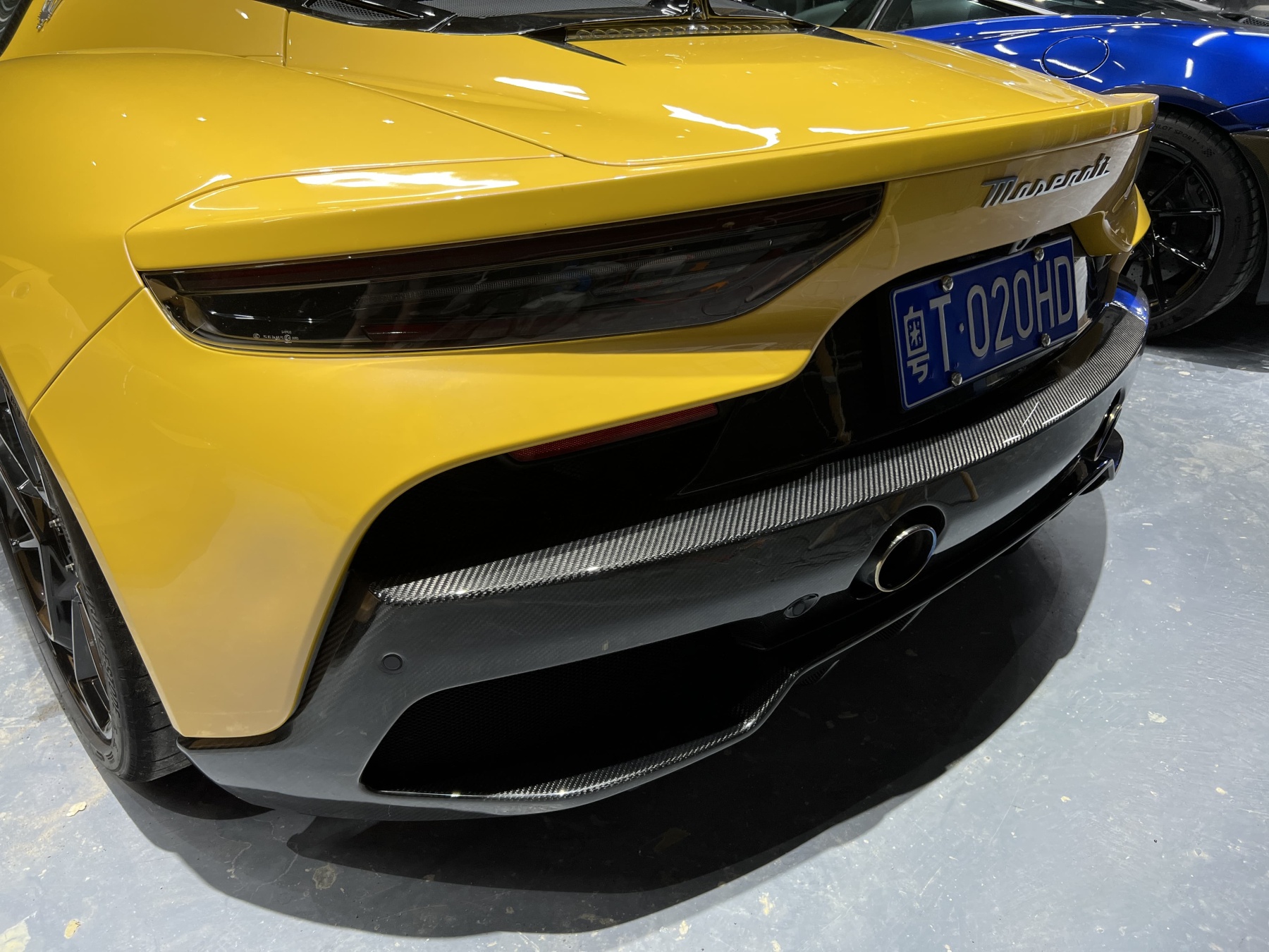 Maserati MC20 2020-2025 Rear Diffuser Dry Carbon Fiber OEM Series Bodykit