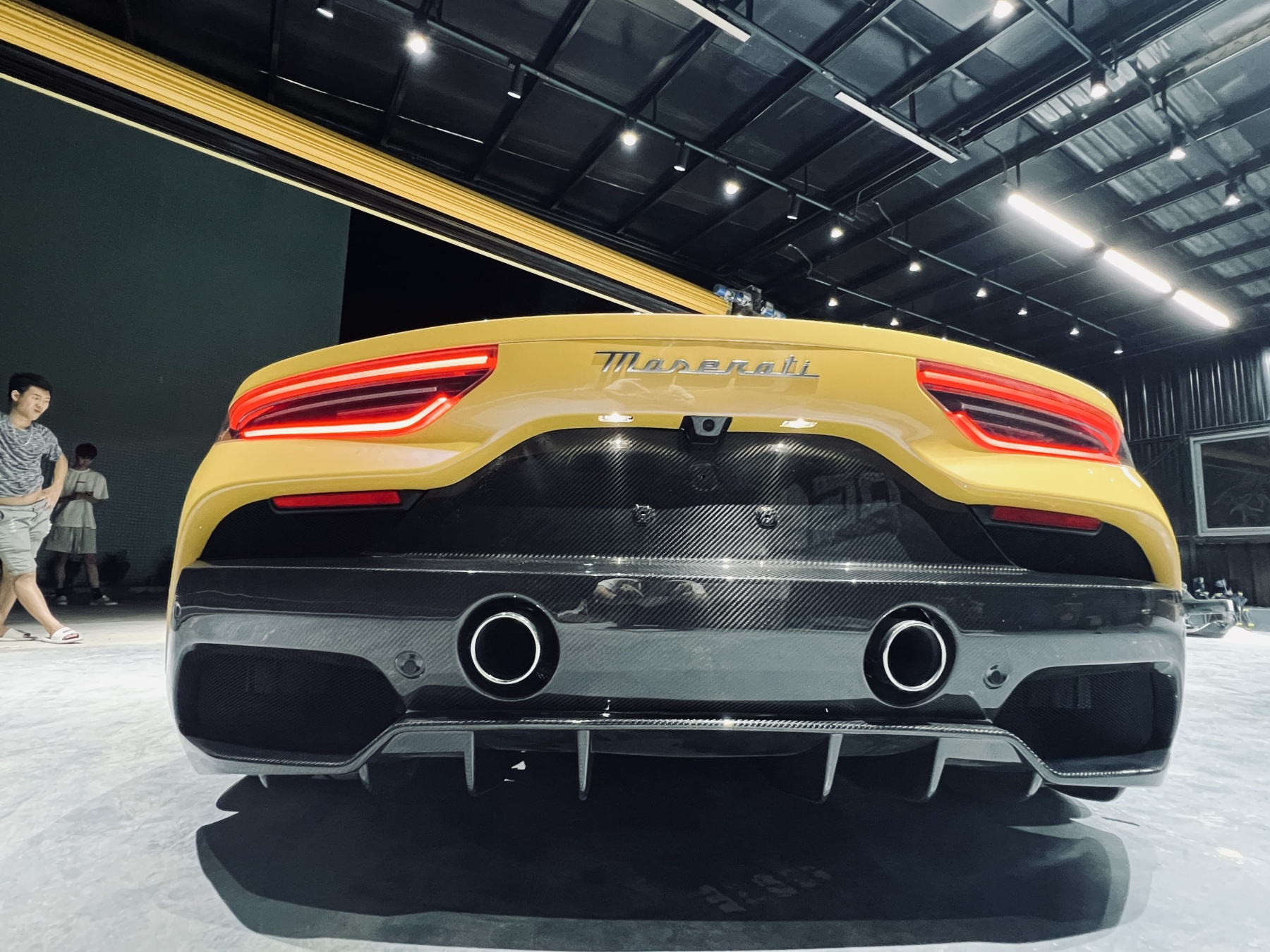 Maserati MC20 2020-2025 Rear Diffuser Dry Carbon Fiber OEM Series Bodykit