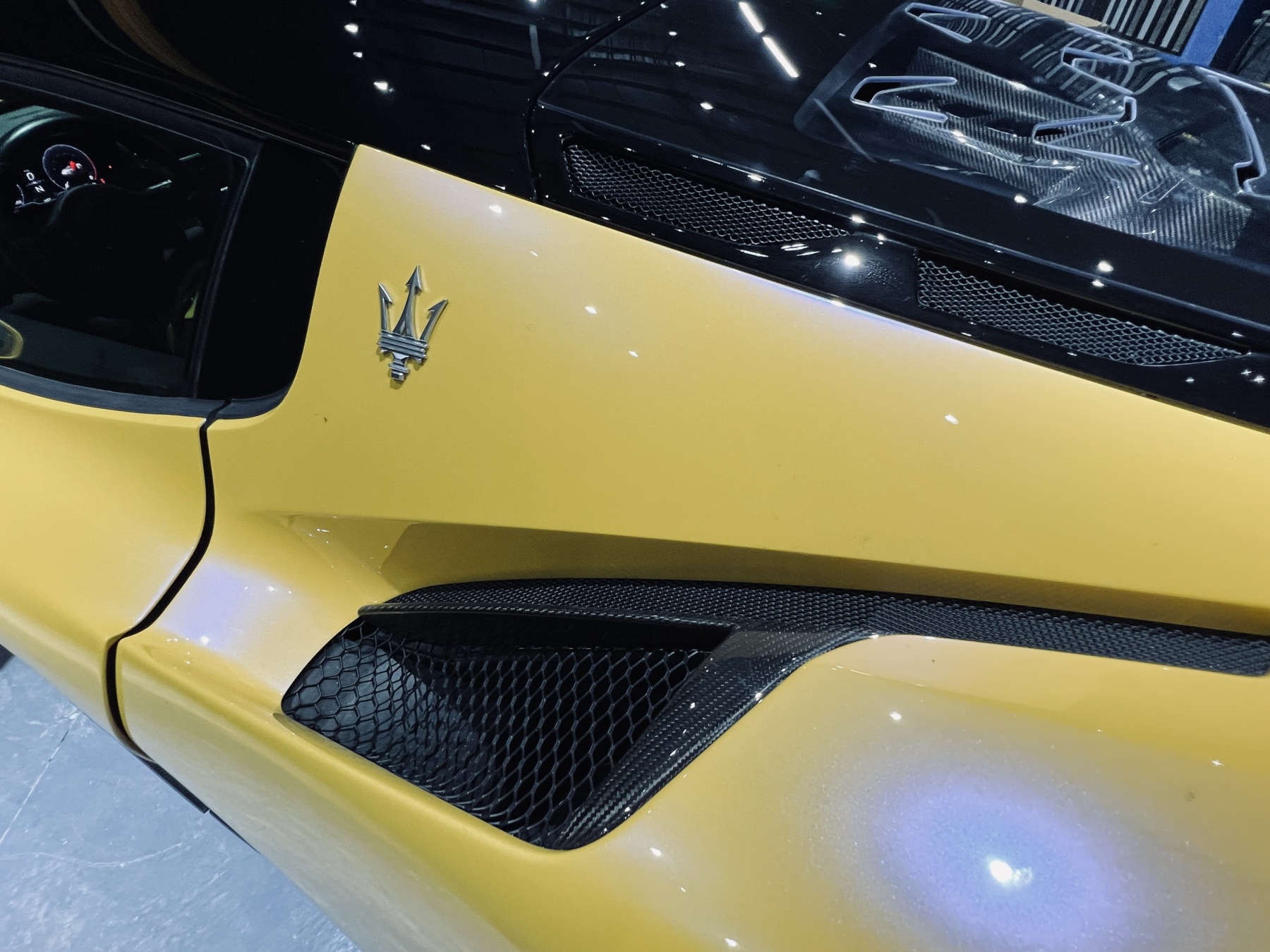 Maserati MC20 2020-2025 Rear Vents Dry Carbon Fiber OEM Series Bodykit