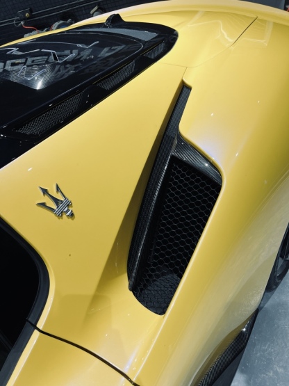 Maserati MC20 2020-2025 Rear Vents Dry Carbon Fiber OEM Series Bodykit