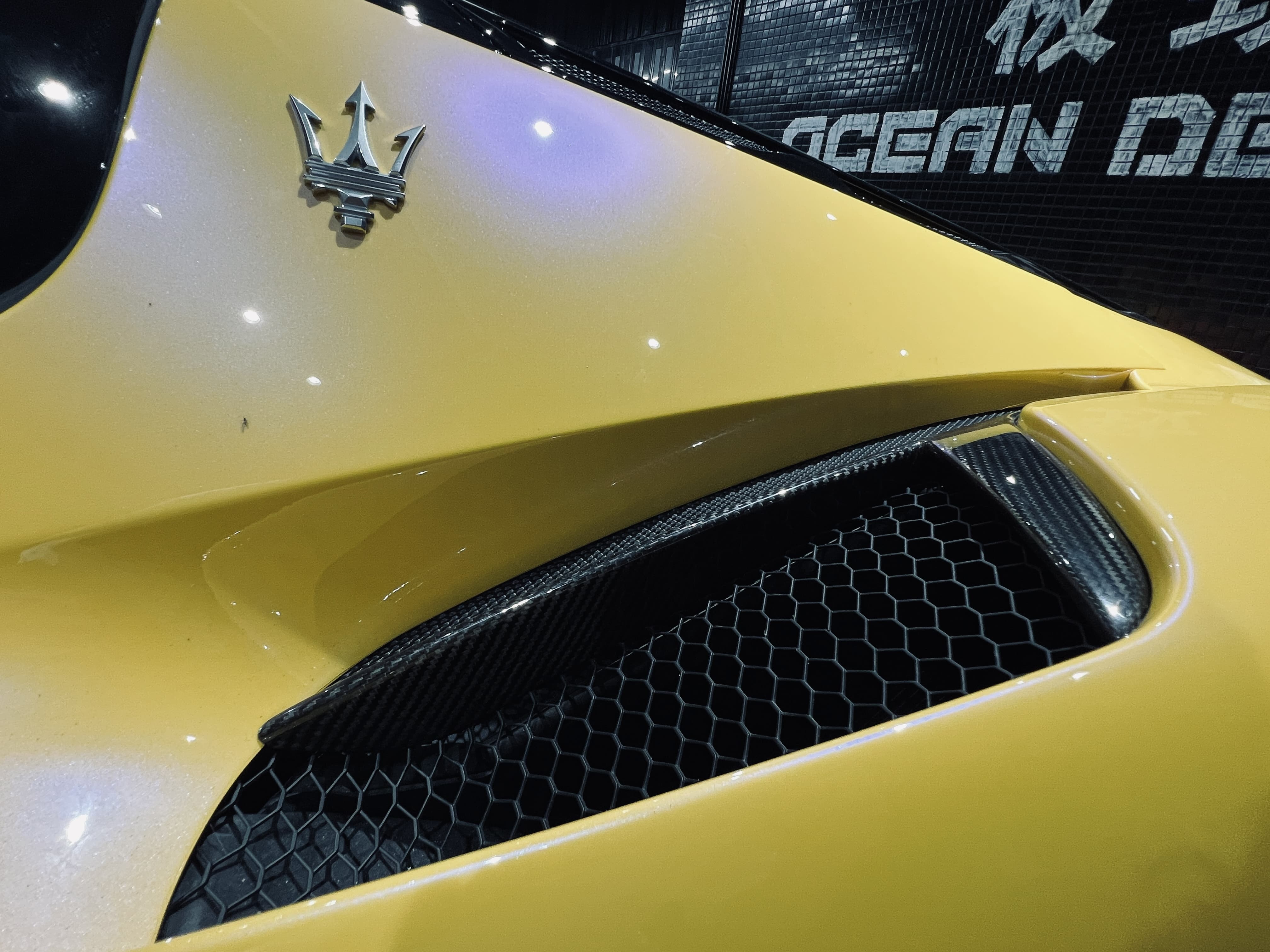 Maserati MC20 2020-2025 Rear Vents Dry Carbon Fiber OEM Series Bodykit