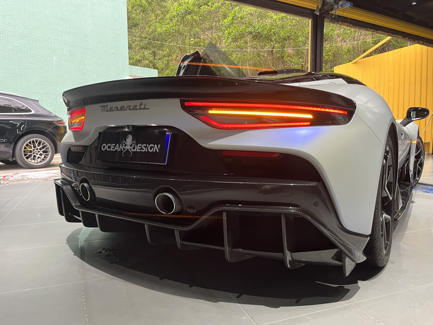 Maserati MC20 2020-2025 Dry Carbon Fiber Trunk Spoiler SD Series Bodykit