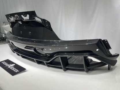 Maserati MC20 2020-2025 Dry Carbon Fiber Rear Diffuser SD Series Bodykit