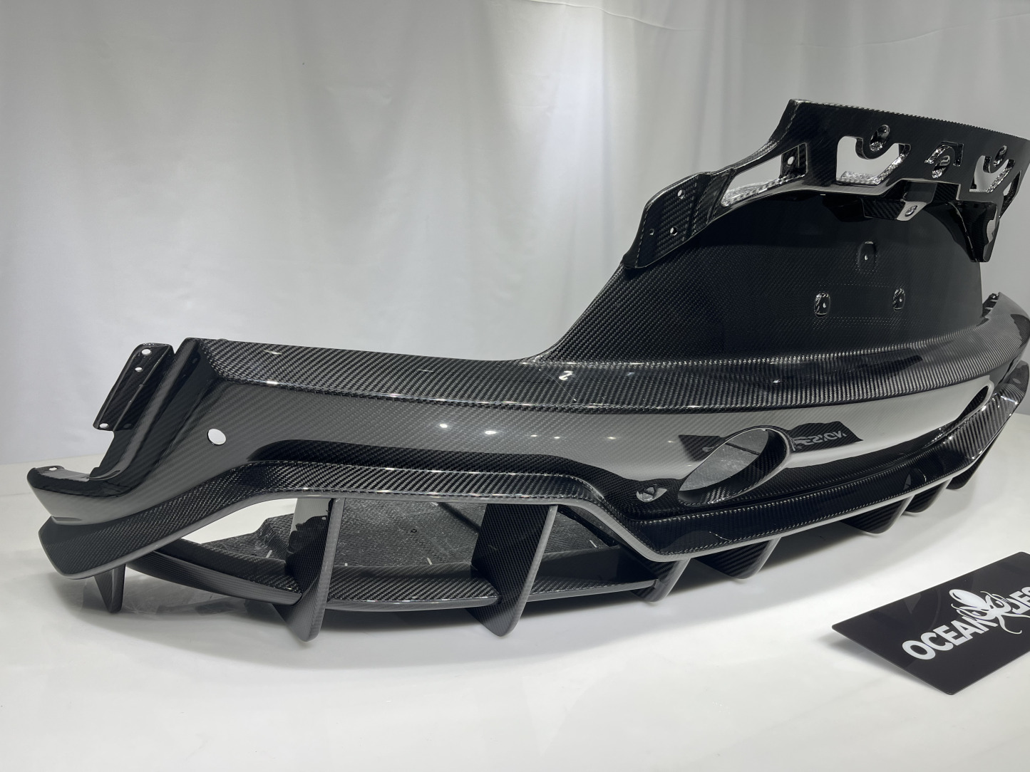 Maserati MC20 2020-2025 Dry Carbon Fiber Rear Diffuser SD Series Bodykit