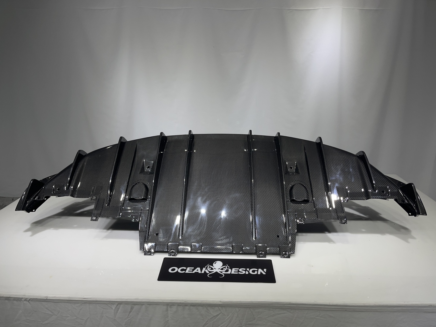 Maserati MC20 2020-2025 Dry Carbon Fiber Rear Diffuser SD Series Bodykit
