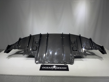 Maserati MC20 2020-2025 Dry Carbon Fiber Rear Diffuser SD Series Bodykit