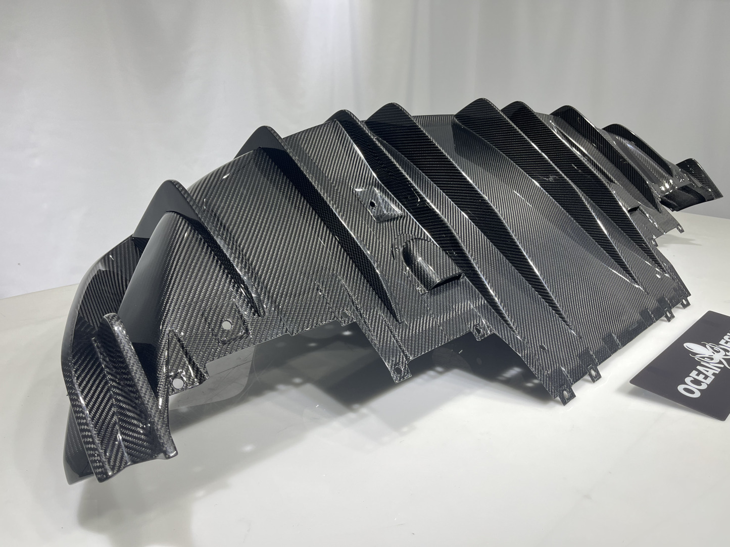 Maserati MC20 2020-2025 Dry Carbon Fiber Rear Diffuser SD Series Bodykit
