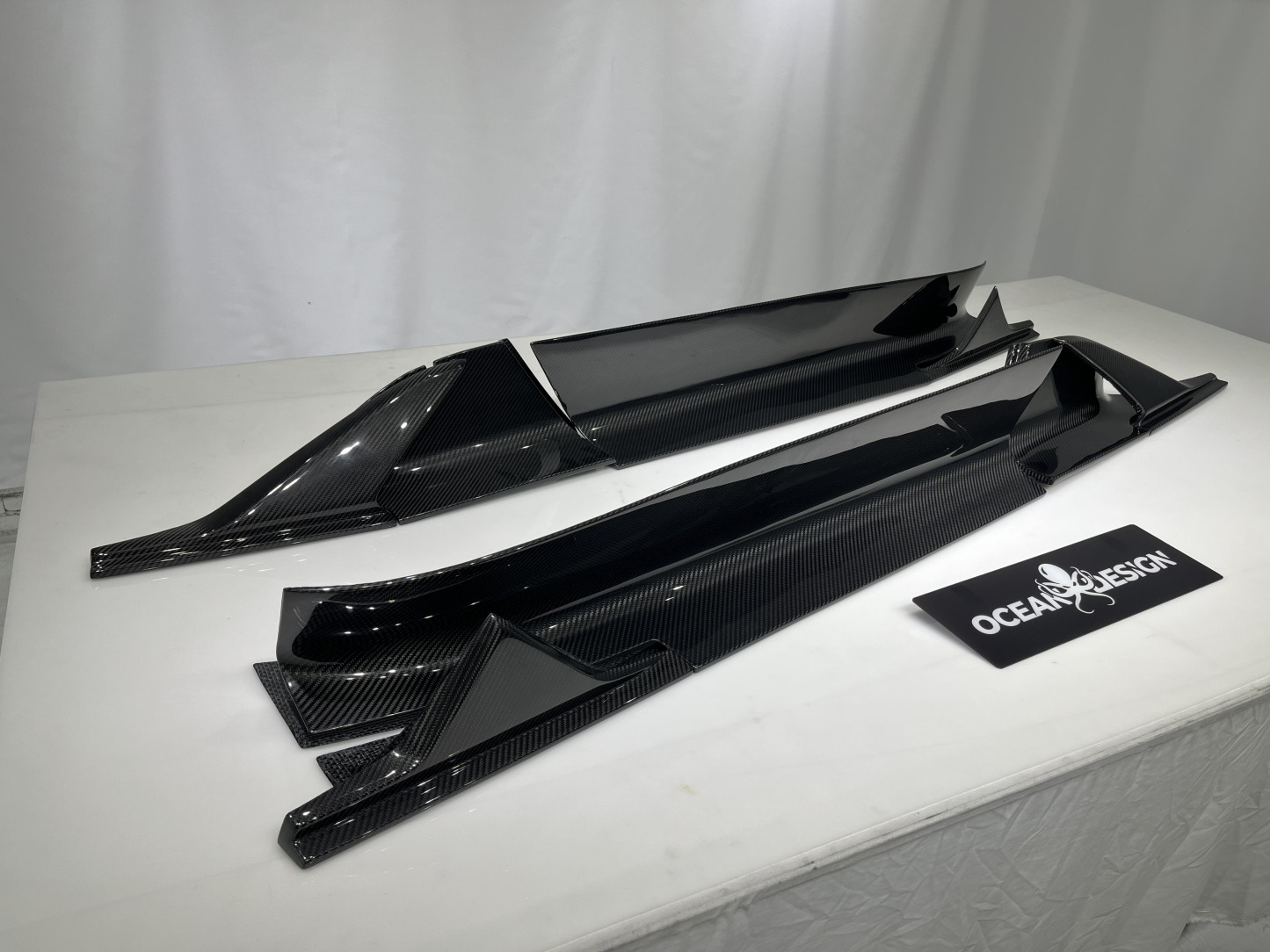 Maserati MC20 2020-2025 Dry Carbon Fiber Side Skirts SD Series Bodykit