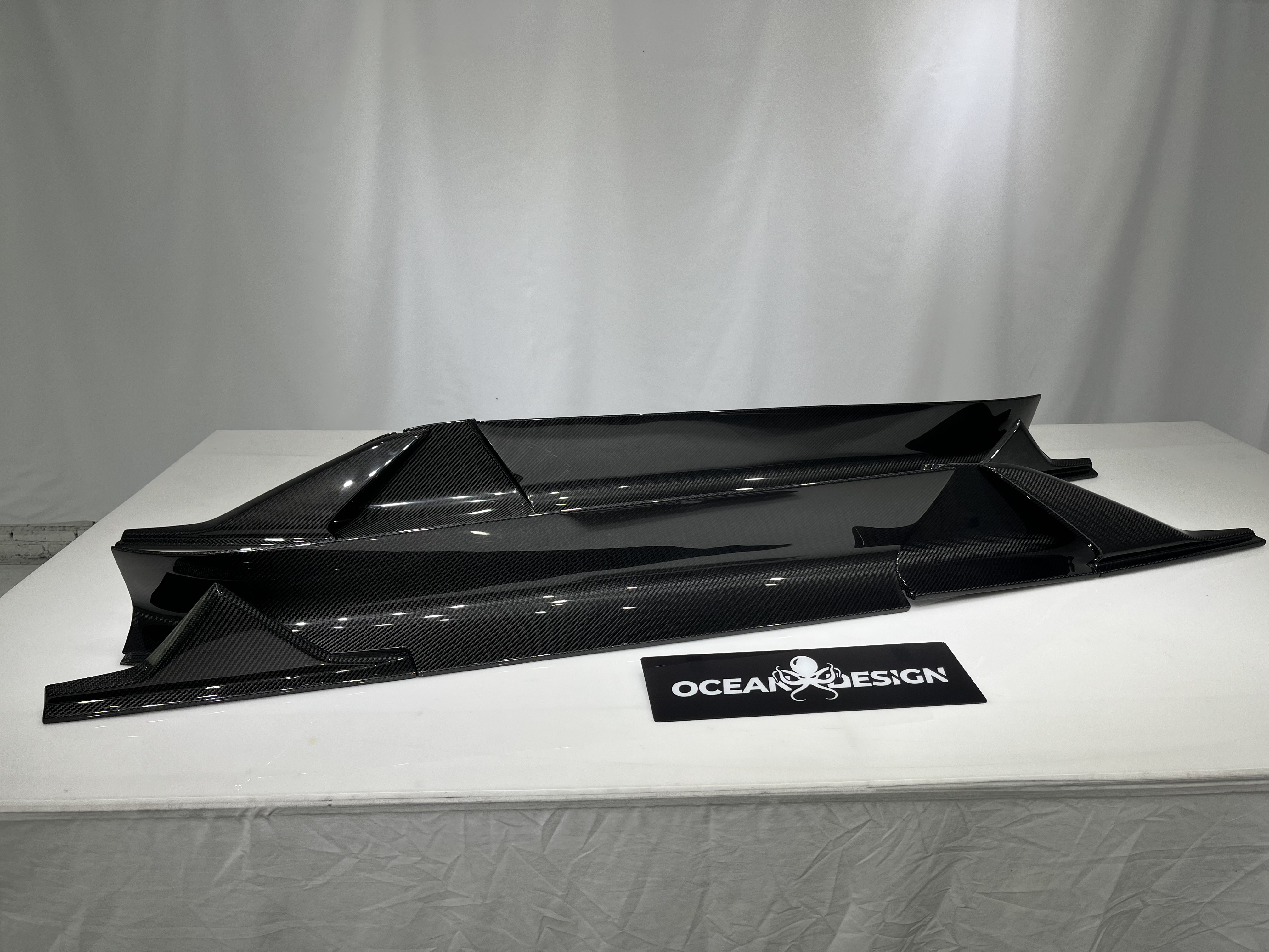 Maserati MC20 2020-2025 Dry Carbon Fiber Side Skirts SD Series Bodykit