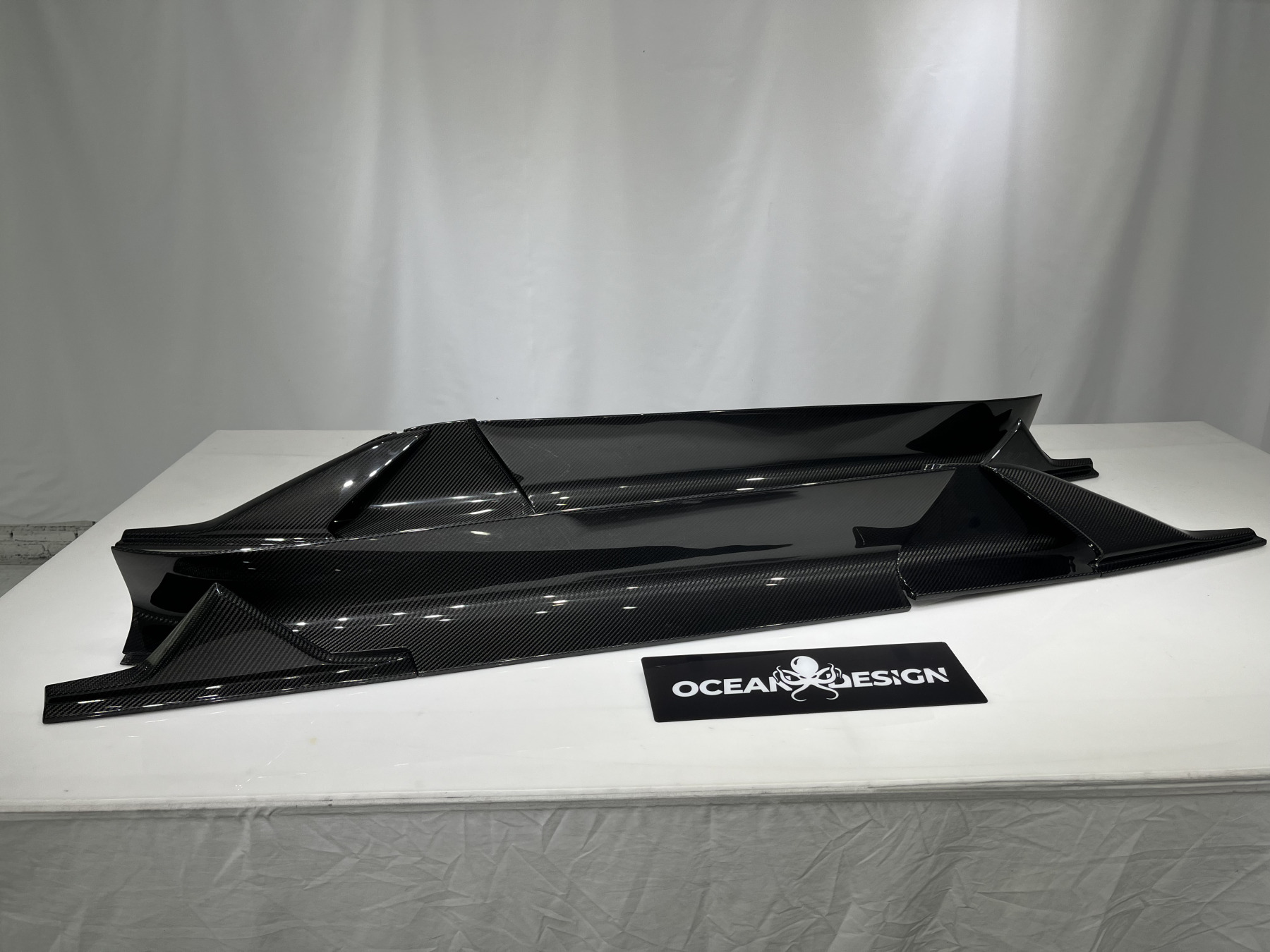 Maserati MC20 2020-2025 Dry Carbon Fiber Side Skirts SD Series Bodykit
