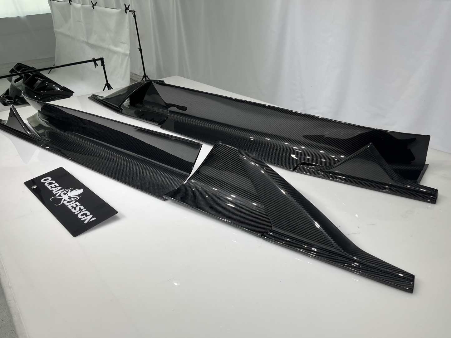 Maserati MC20 2020-2025 Dry Carbon Fiber Side Skirts SD Series Bodykit