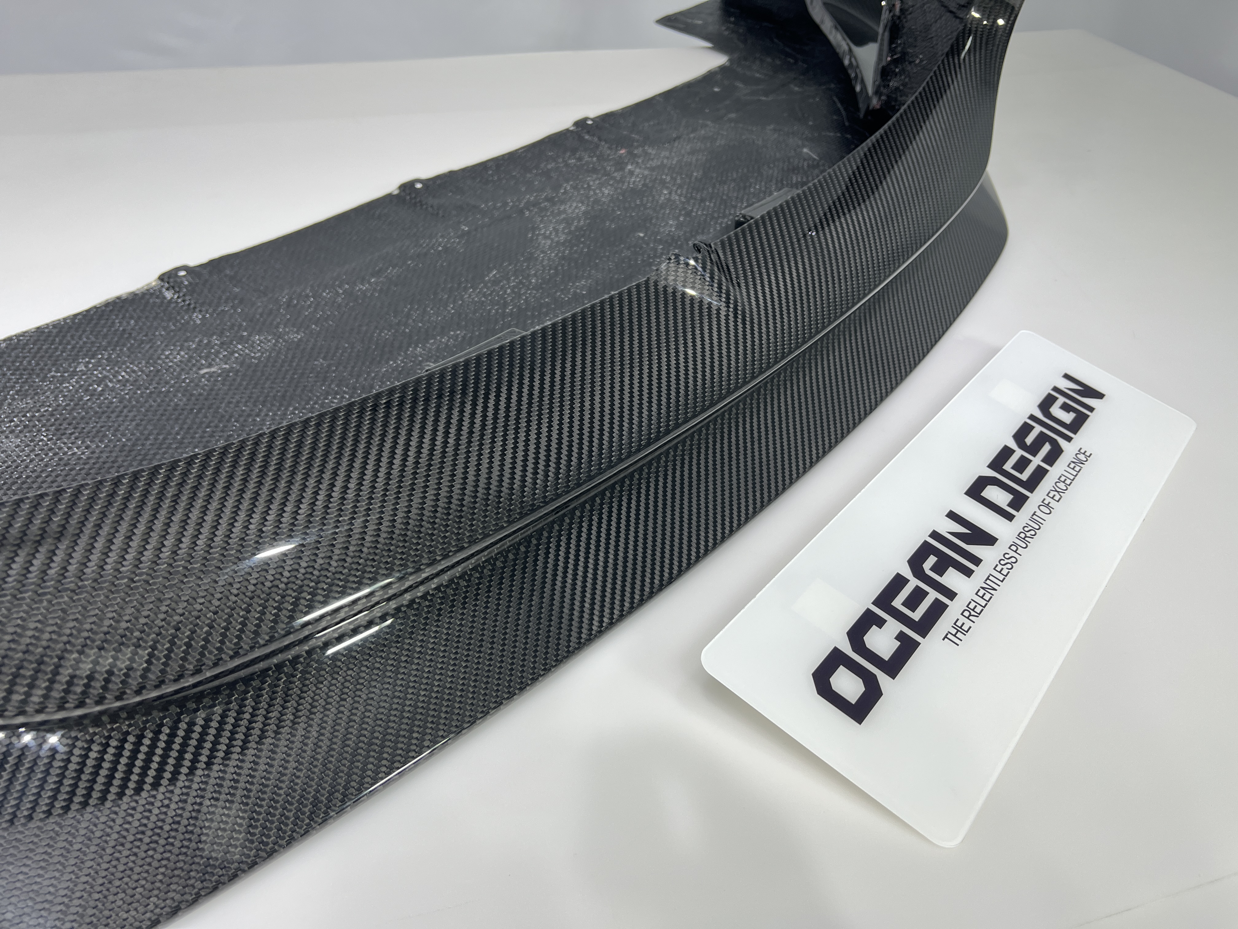 Maserati MC20 2020-2025 Dry Carbon Fiber Splitter Front Lip SD Series Bodykit