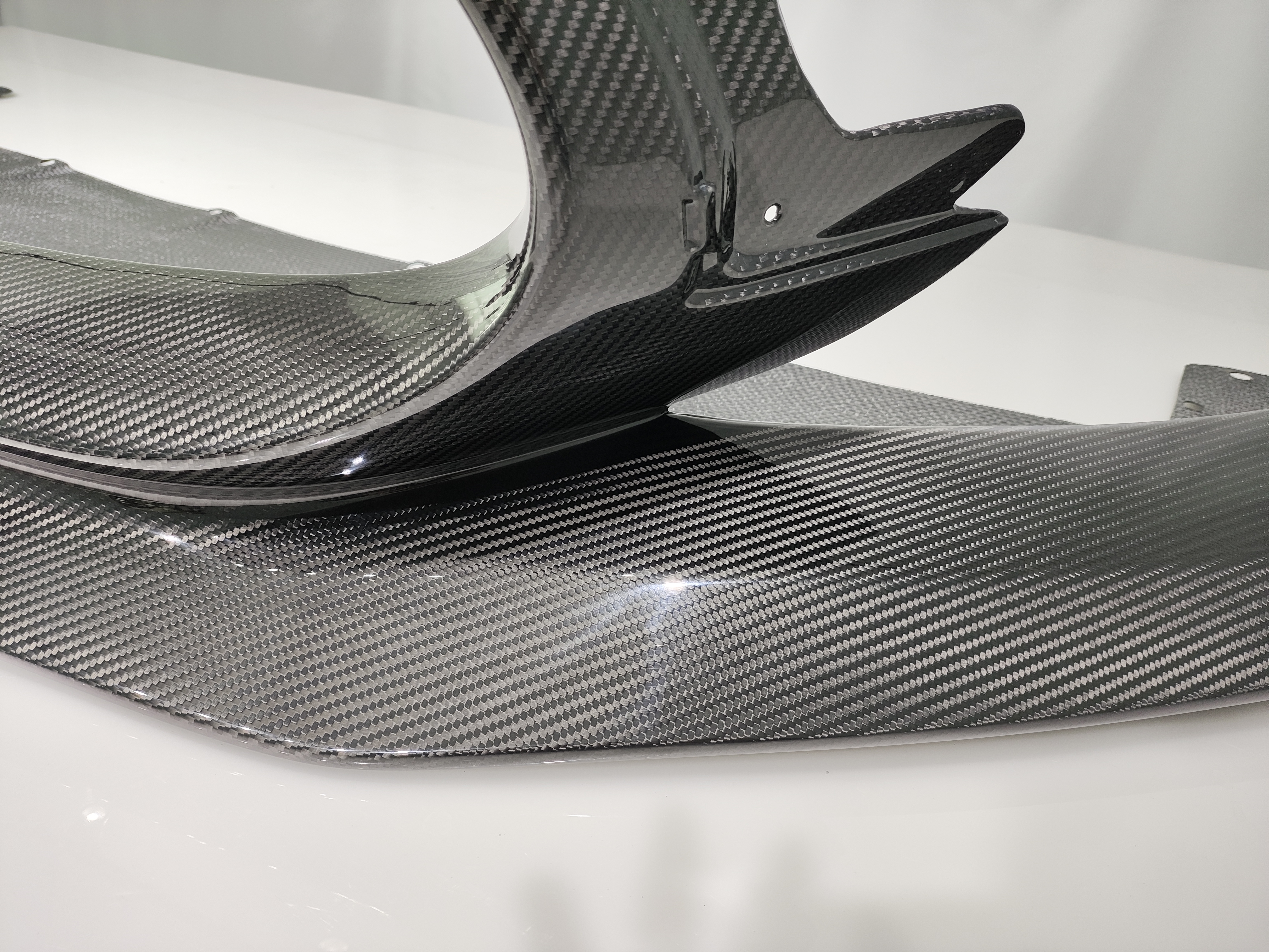 Maserati MC20 2020-2025 Dry Carbon Fiber Splitter Front Lip SD Series Bodykit