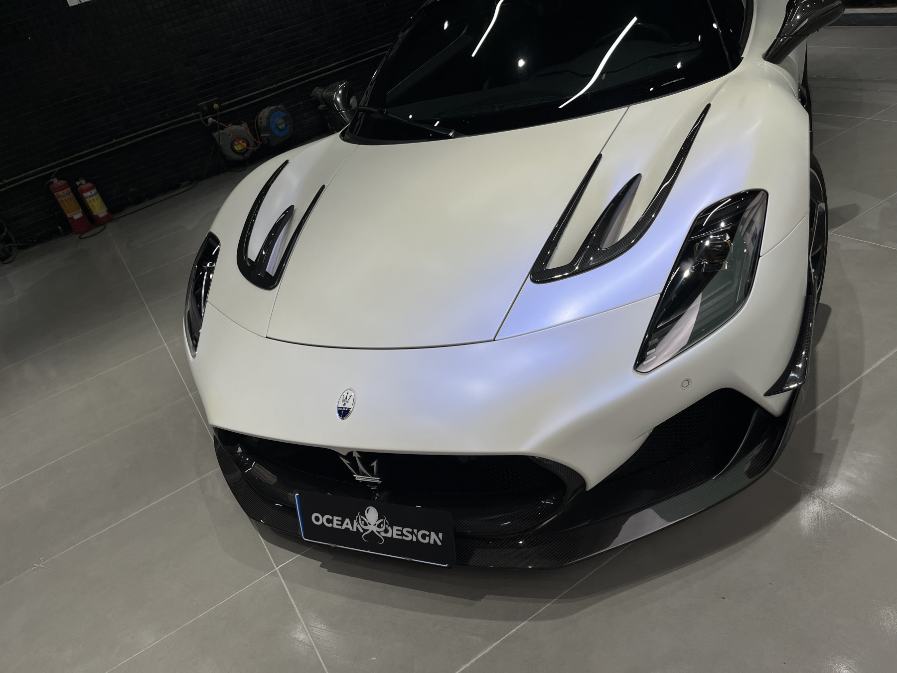 Maserati MC20 2020-2025 Dry Carbon Fiber Splitter Front Lip SD Series Bodykit