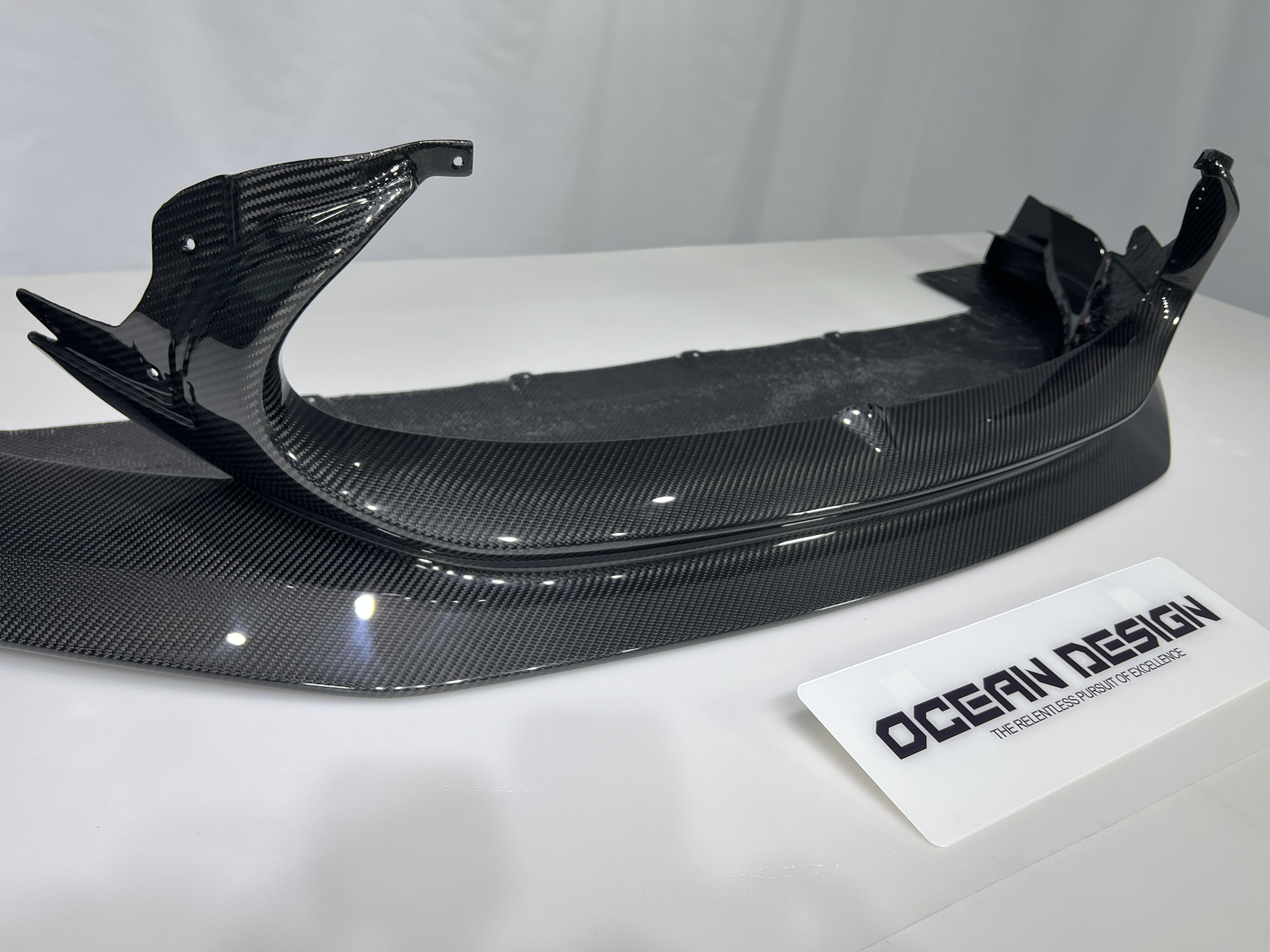 Maserati MC20 2020-2025 Dry Carbon Fiber Splitter Front Lip SD Series Bodykit