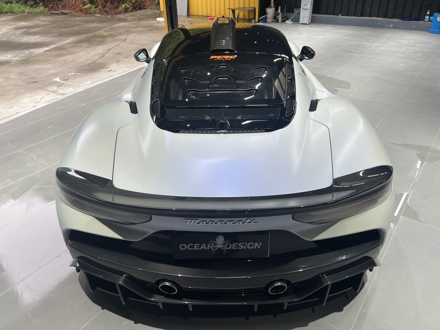 Maserati MC20 2020-2025 Dry Carbon Fiber Trunk Spoiler SD Series Bodykit