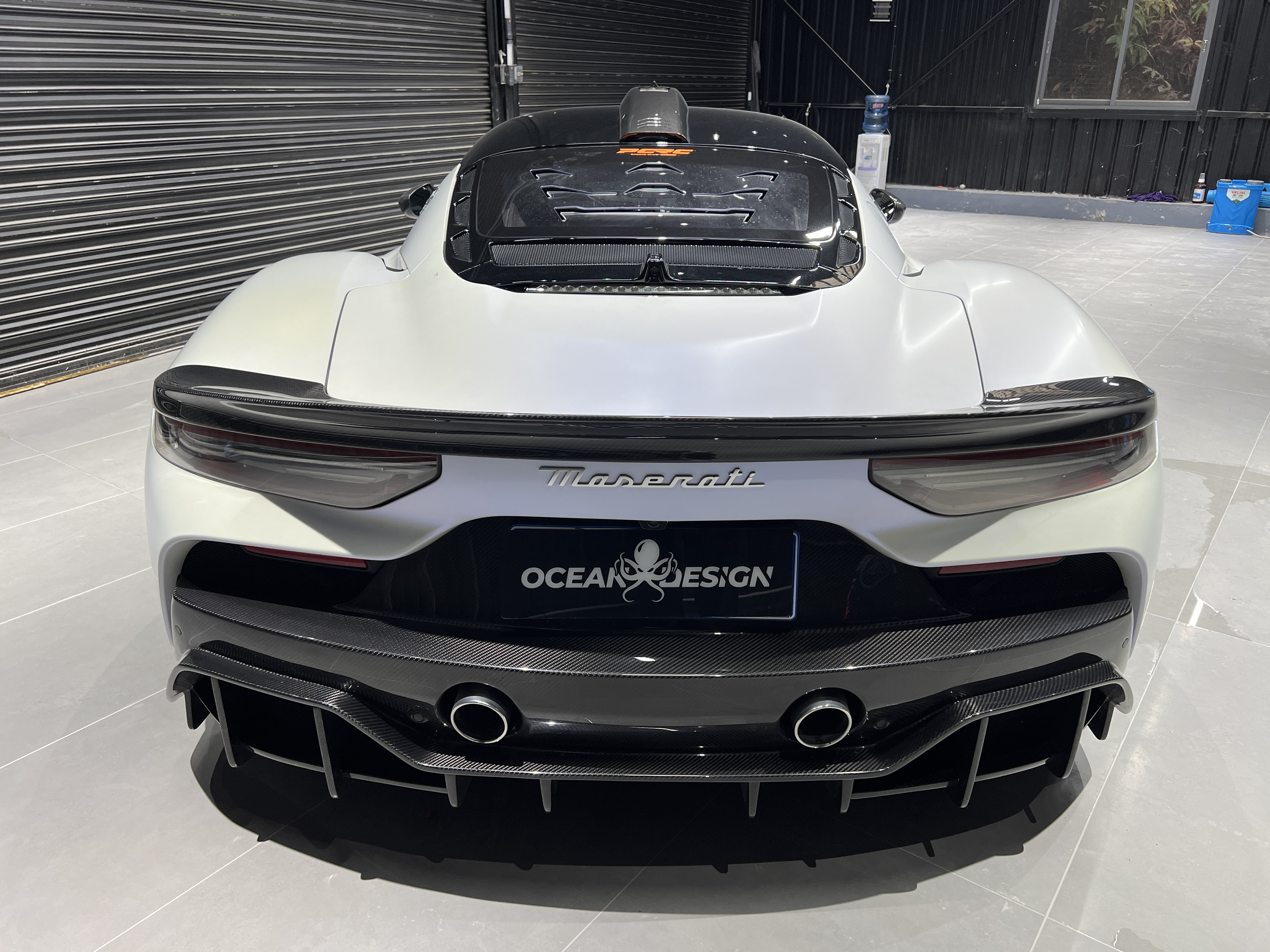 Maserati MC20 2020-2025 Dry Carbon Fiber Trunk Spoiler SD Series Bodykit