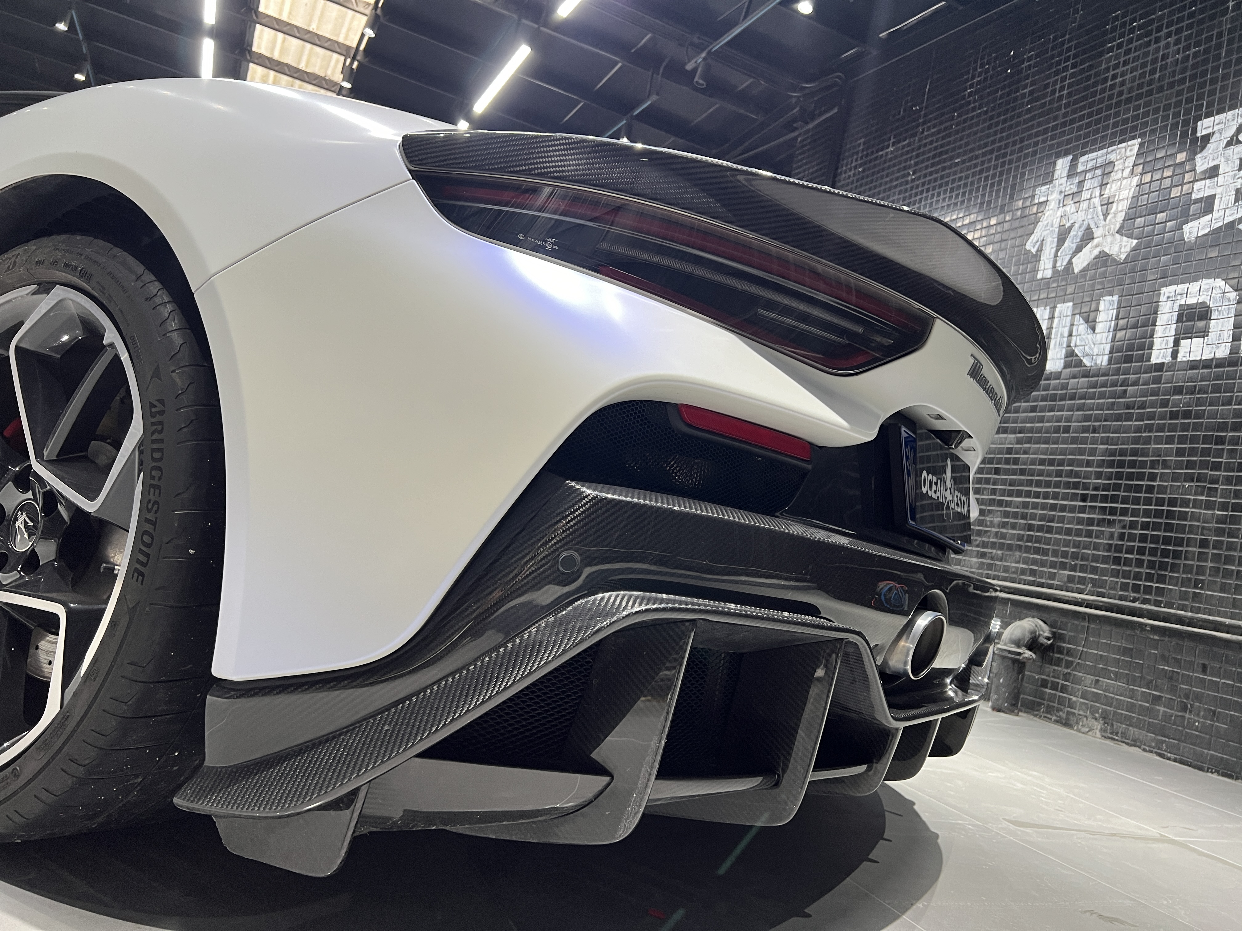 Maserati MC20 2020-2025 Dry Carbon Fiber Trunk Spoiler SD Series Bodykit