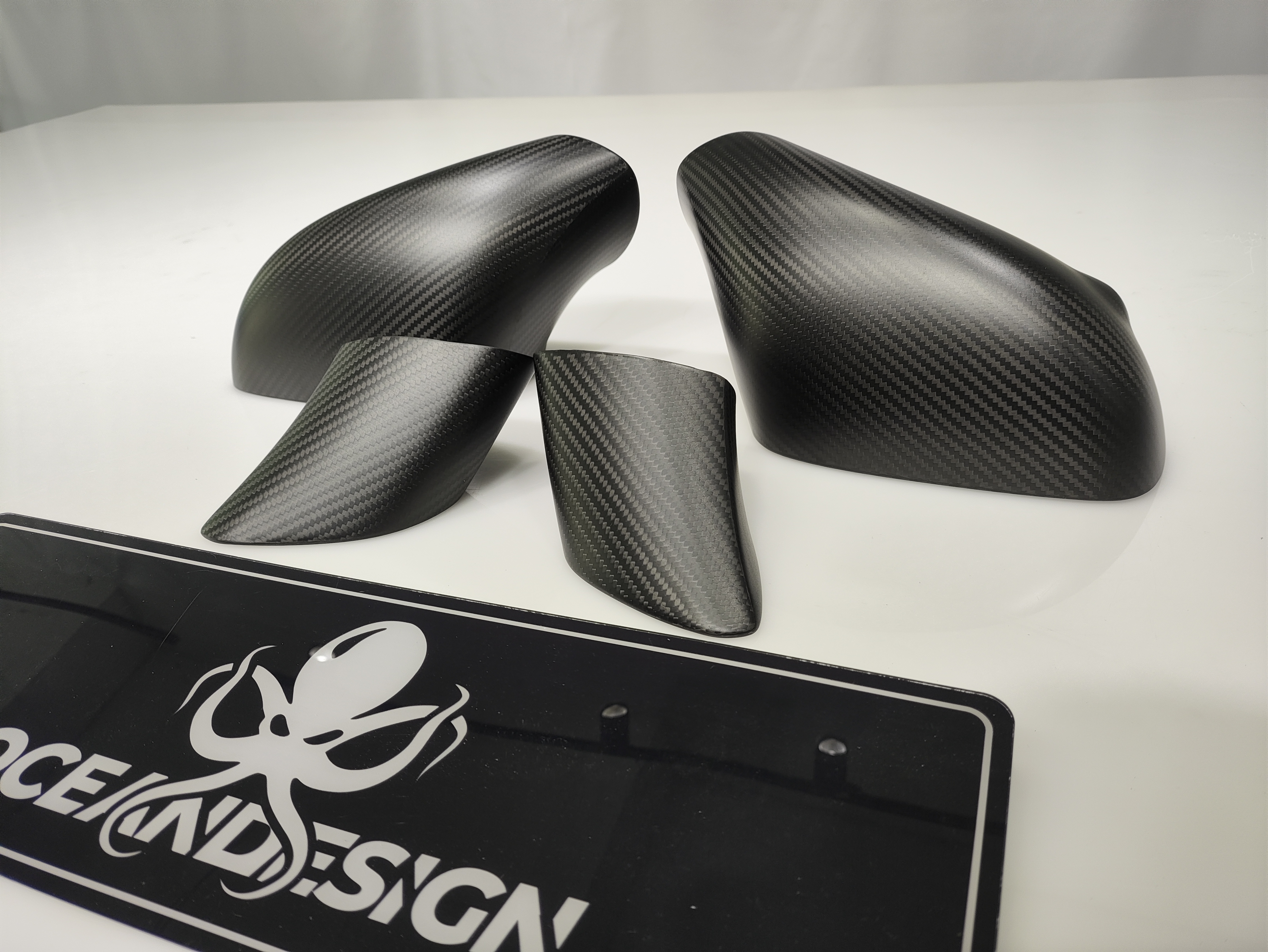 Maserati MC20 2020-2025 Dry Carbon Fiber Wing Mirrors Housing SD Series Bodykit