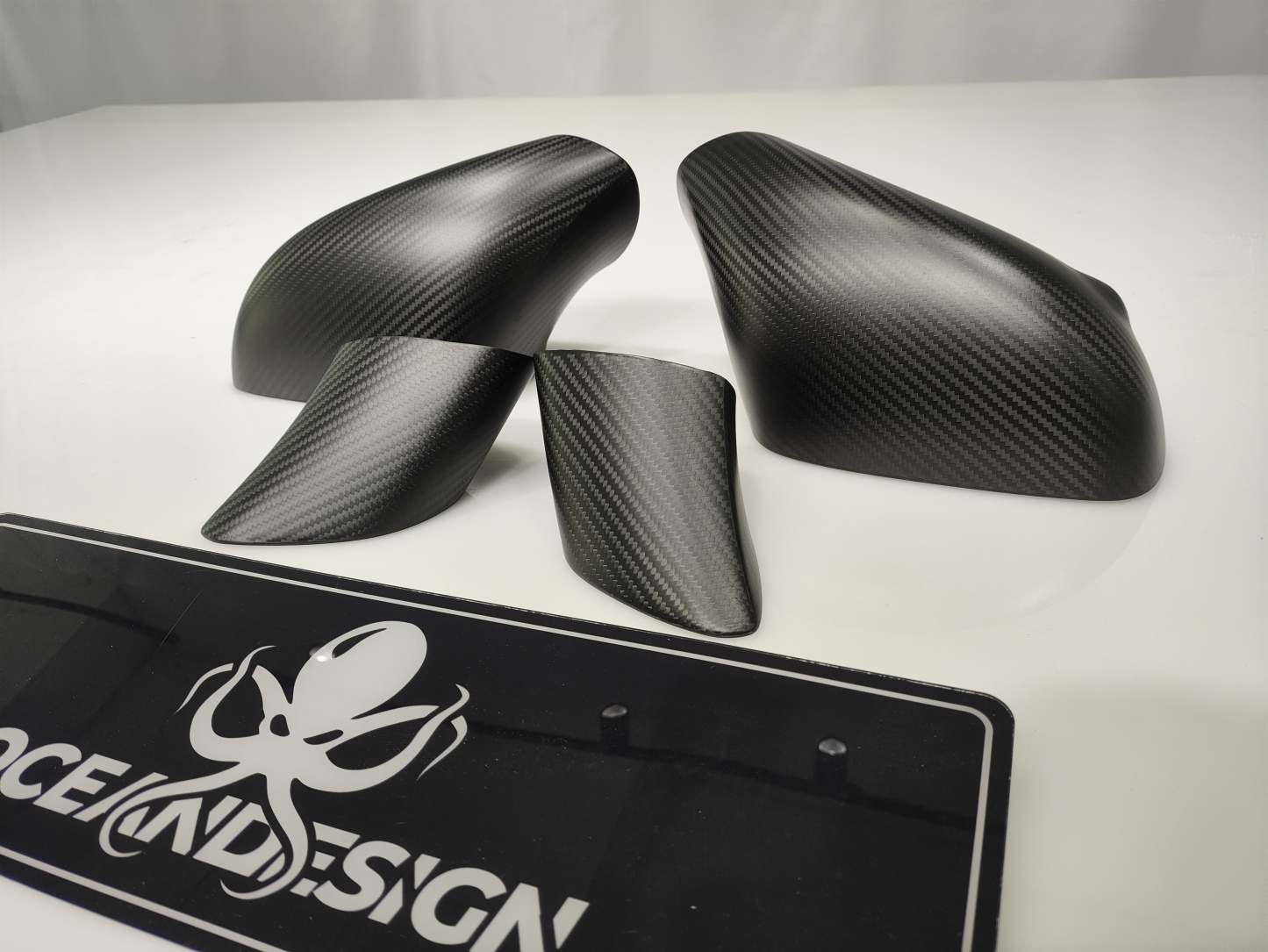 Maserati MC20 2020-2025 Dry Carbon Fiber Wing Mirrors Housing SD Series Bodykit