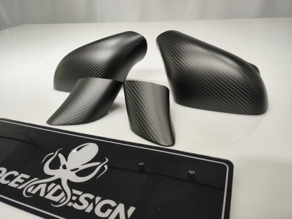 Maserati MC20 2020-2025 Dry Carbon Fiber Wing Mirrors Housing SD Series Bodykit