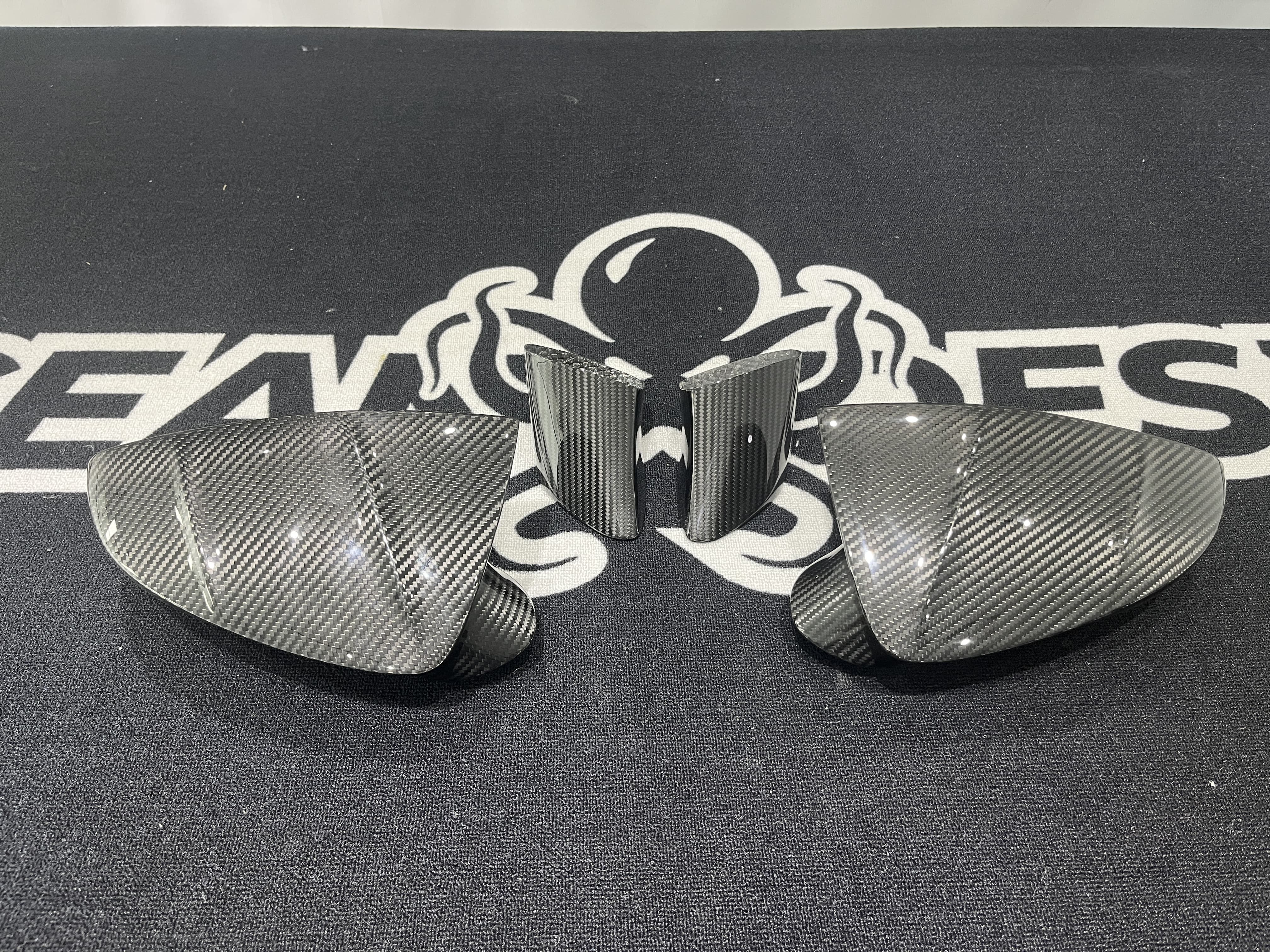Maserati MC20 2020-2025 Wing Mirrors Housing Dry Carbon Fiber MSY Bodykit