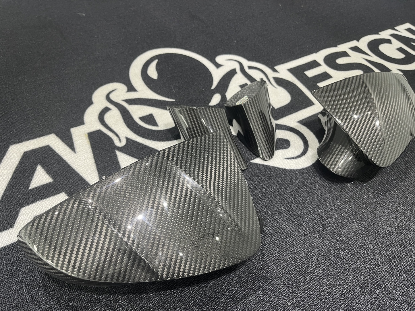 Maserati MC20 2020-2025 Wing Mirrors Housing Dry Carbon Fiber MSY Bodykit