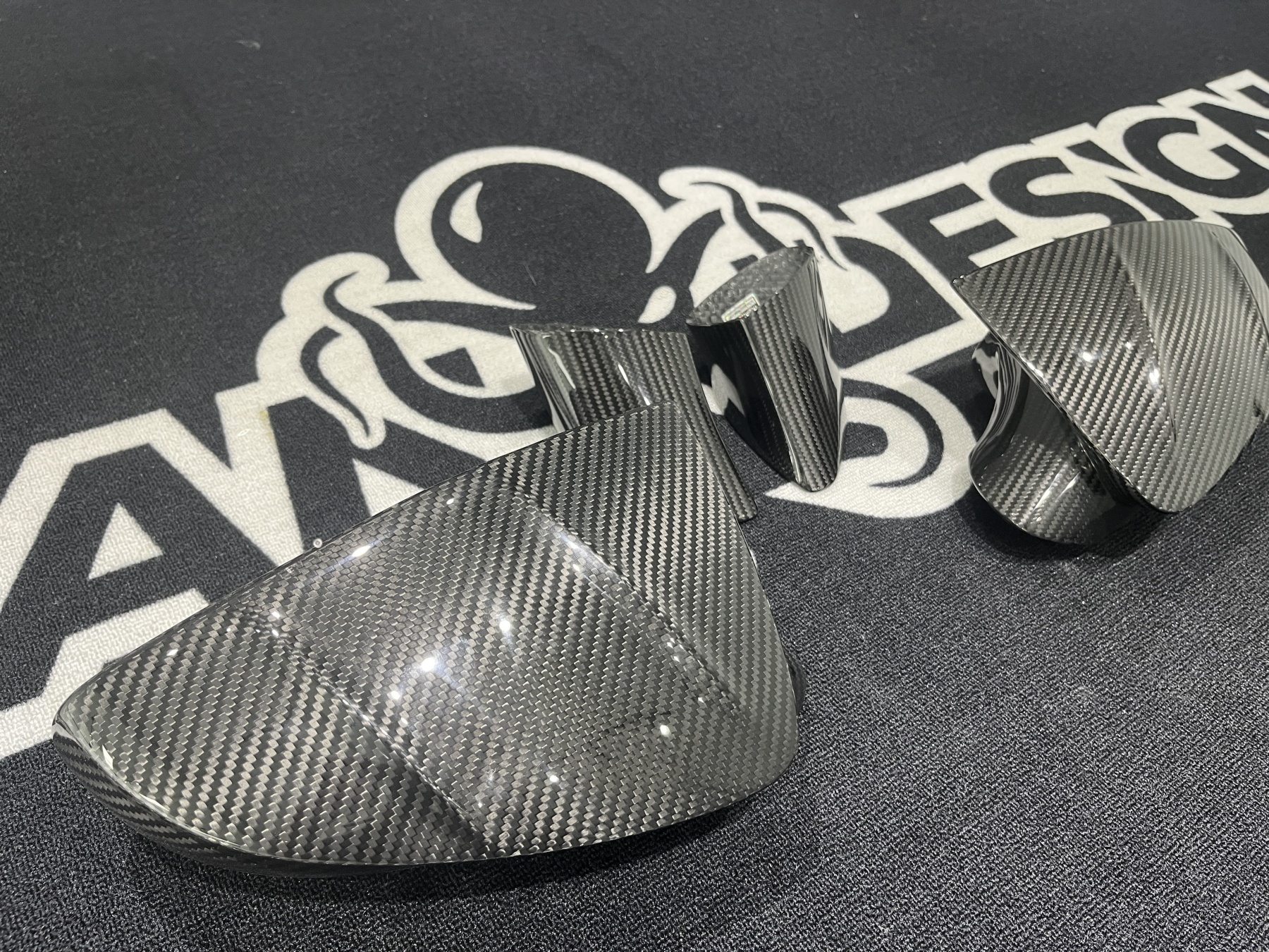 Maserati MC20 2020-2025 Wing Mirrors Housing Dry Carbon Fiber MSY Bodykit
