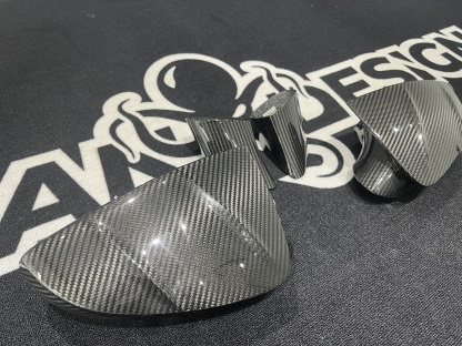 Maserati MC20 2020-2025 Wing Mirrors Housing Dry Carbon Fiber MSY Bodykit