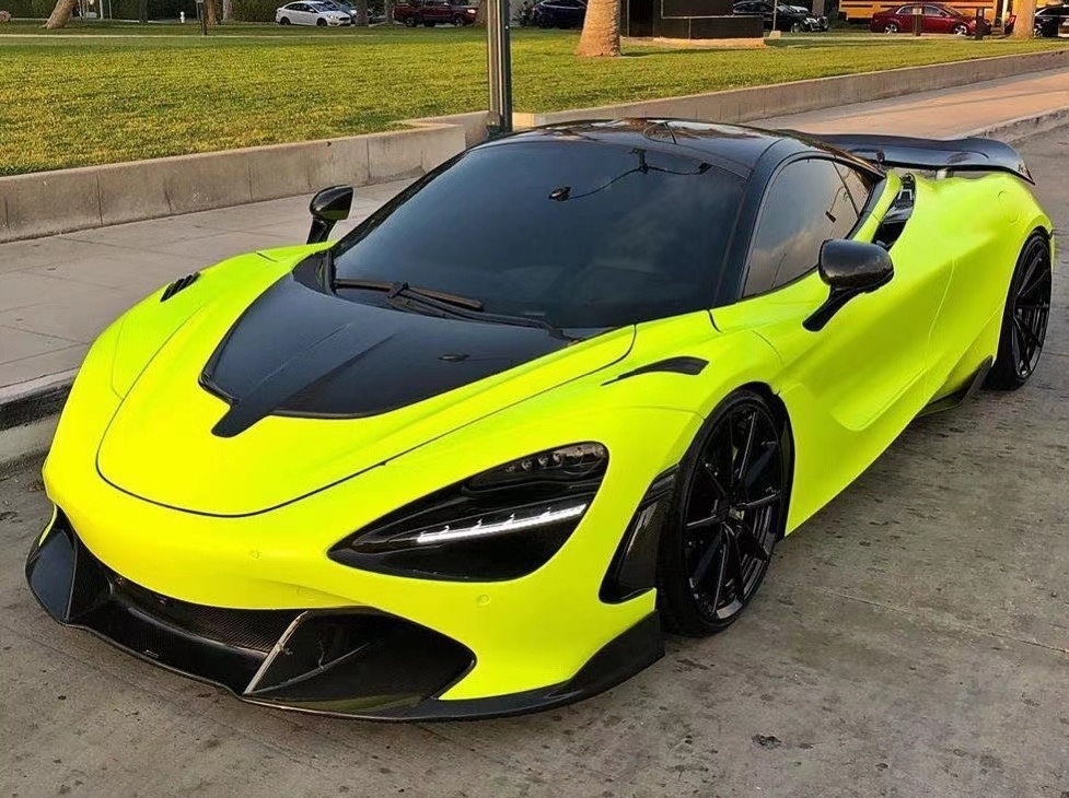 2017-2023 McLaren 720S Front Fender Dry Carbon Fiber V Style Bodykit