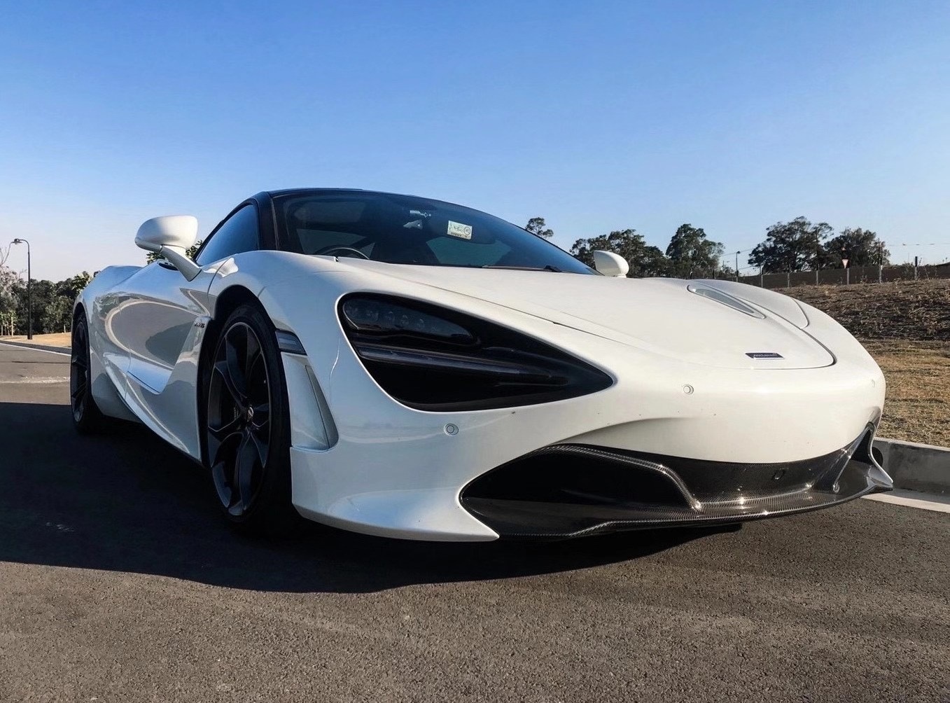 2017-2023 McLaren 720S OEM Style Splitter Front Lip Dry Carbon Fiber Bodykit