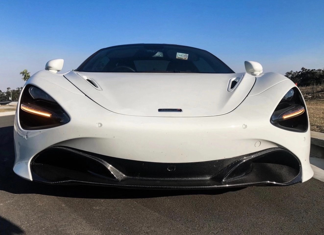 2017-2023 McLaren 720S OEM Style Splitter Front Lip Dry Carbon Fiber Bodykit