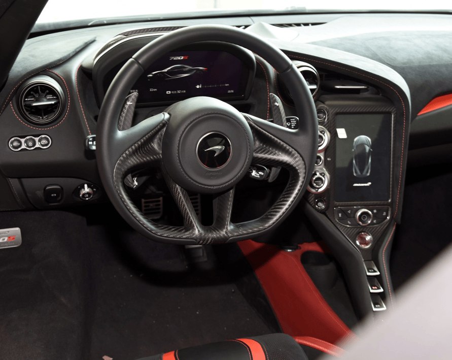 2017-2023 McLaren 720S OEM Style Steering Wheel Dry Carbon Fiber Bodykit