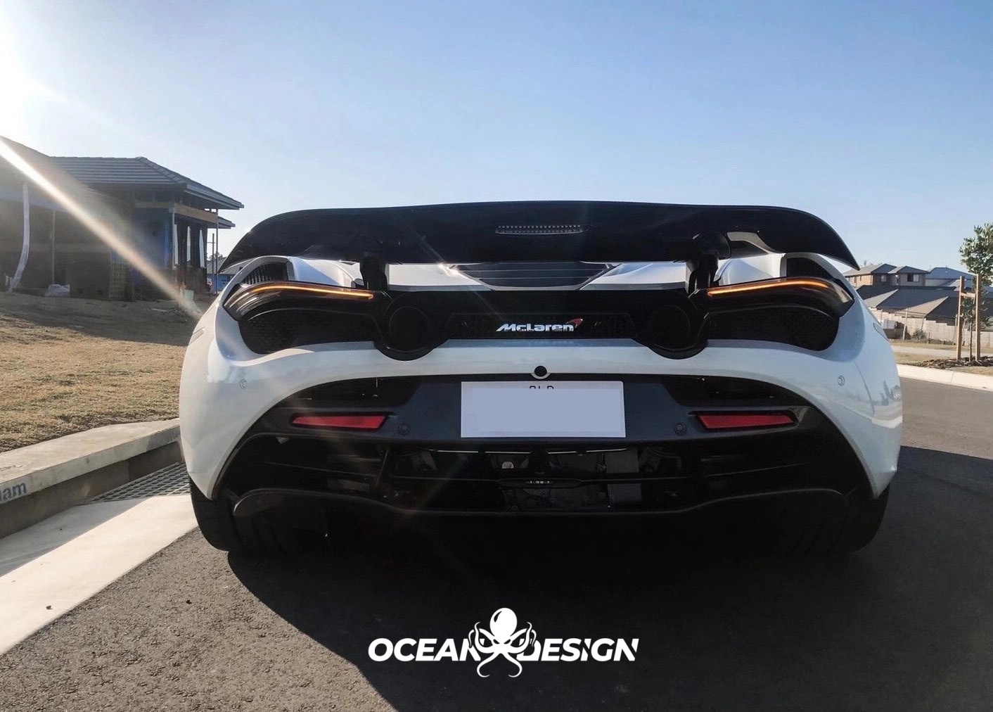 2017-2023 McLaren 720S OEM Style Rear Diffuser Dry Carbon Fiber Bodykit