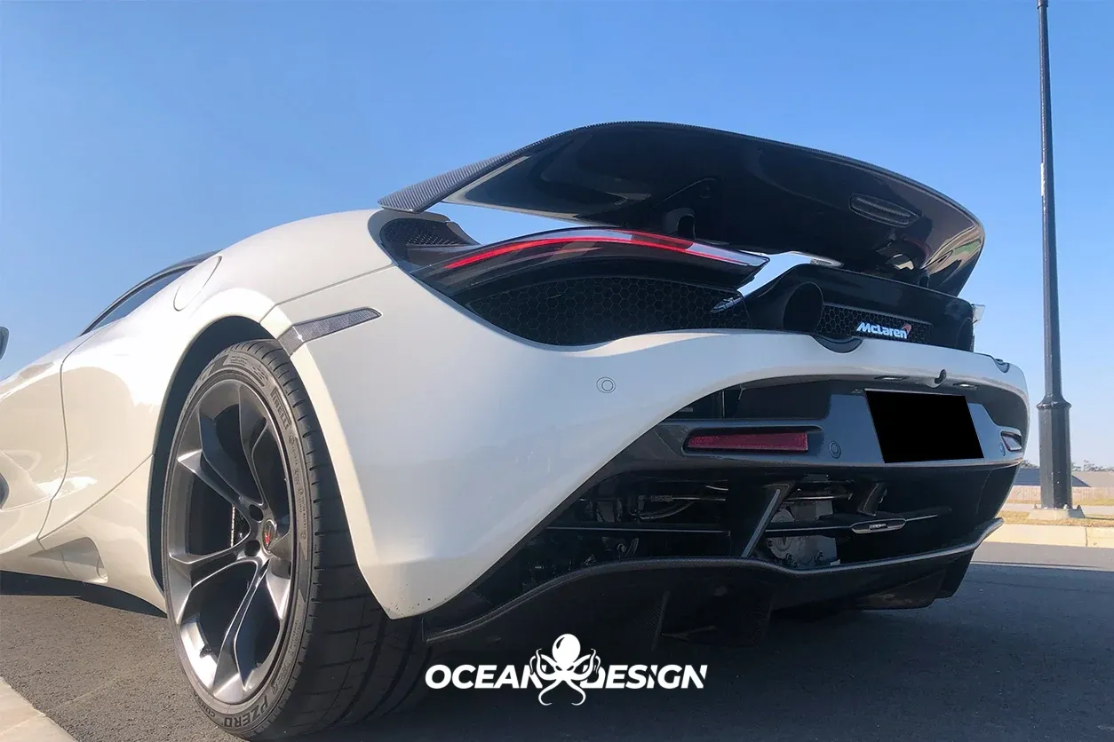 2017-2023 McLaren 720S OEM Style Rear Diffuser Dry Carbon Fiber Bodykit