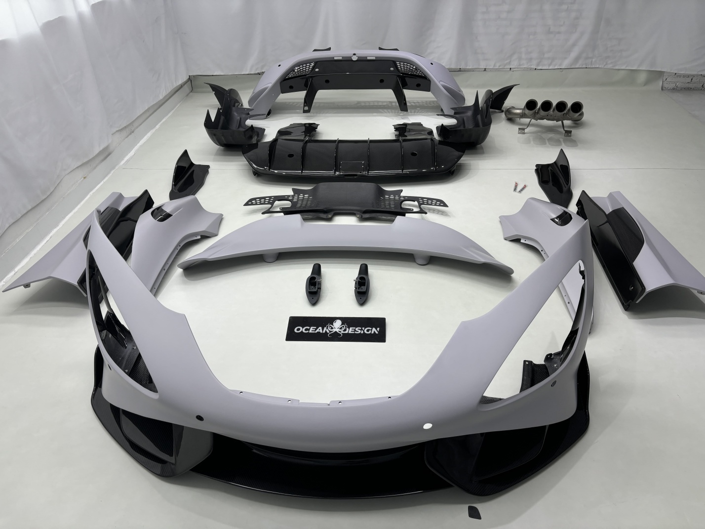 2017-2022 McLaren 720S Coupe & Spider Convert 765LT Upgrade Full Body Kit-Dry Carbon Fiber