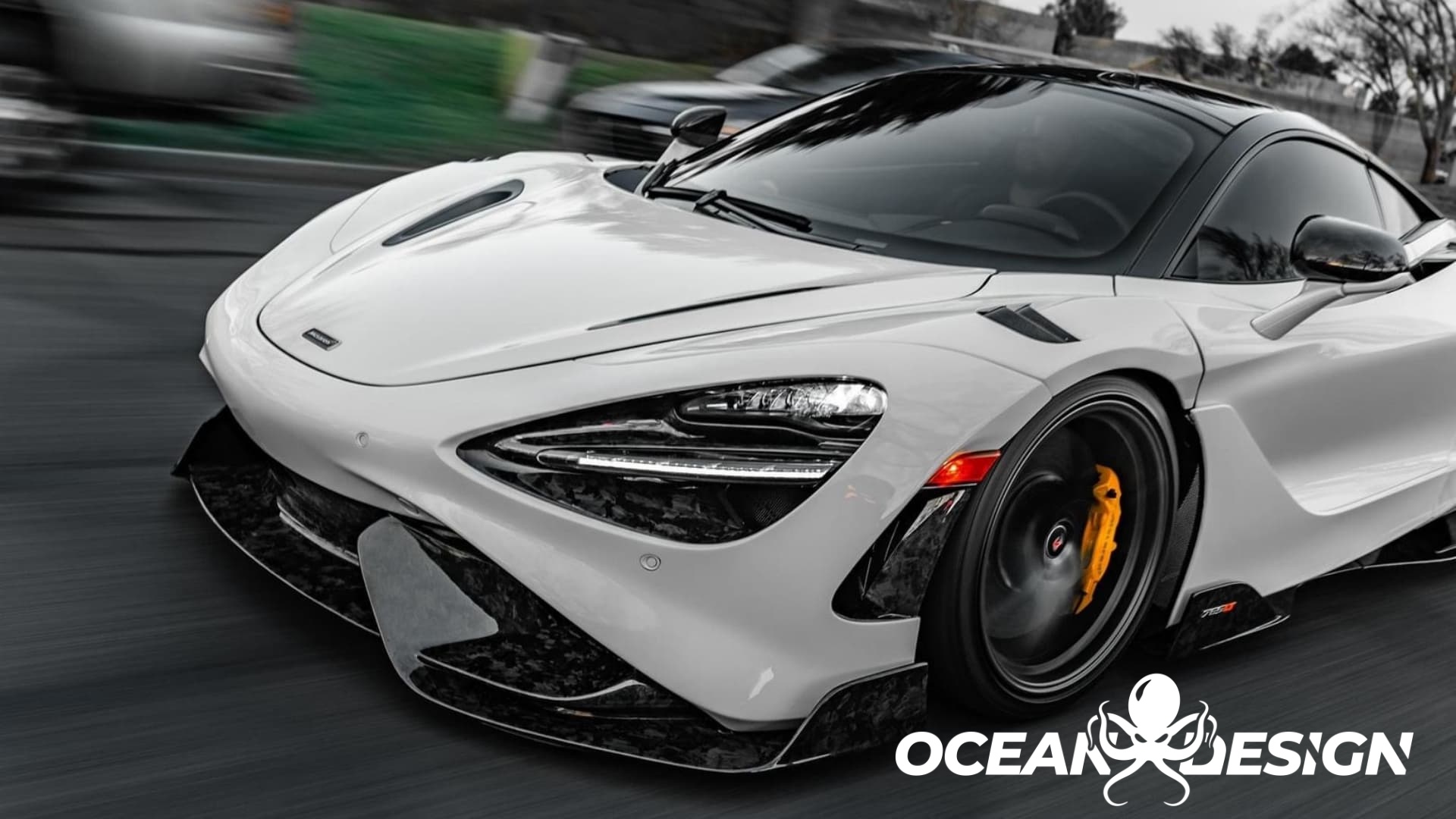 2017-2023 McLaren 720S OEM Style Headlight Inserts Trim Replacement Dry Carbon Fiber Bodykit