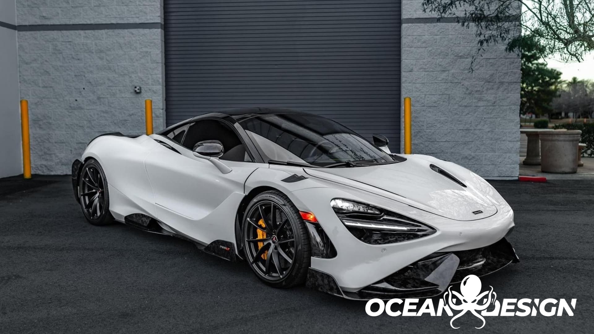 2017-2023 McLaren 720S OEM Style Headlight Inserts Trim Replacement Dry Carbon Fiber Bodykit