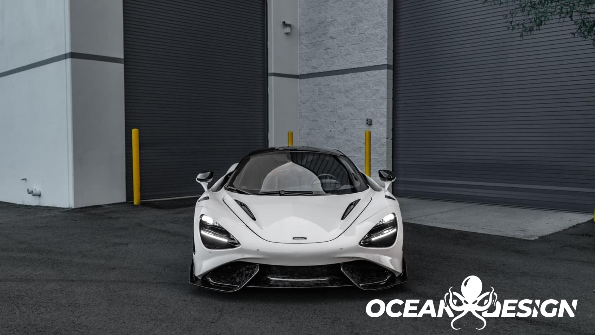 2017-2023 McLaren 720S OEM Style Headlight Inserts Trim Replacement Dry Carbon Fiber Bodykit