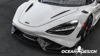 2017-2023 McLaren 720S OEM Style Headlight Inserts Trim Replacement Dry Carbon Fiber Bodykit